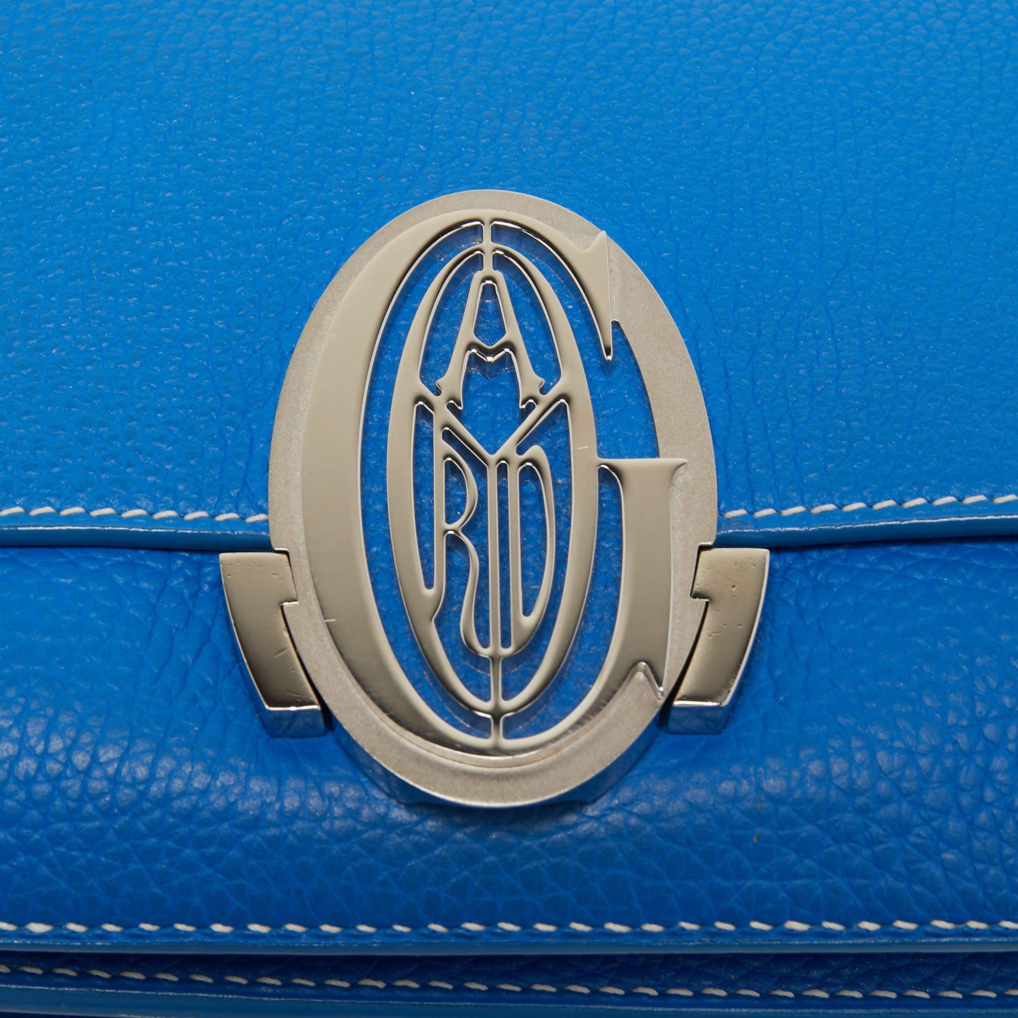Goyard Blue Ciel Leather 233 Shoulder Bag 7