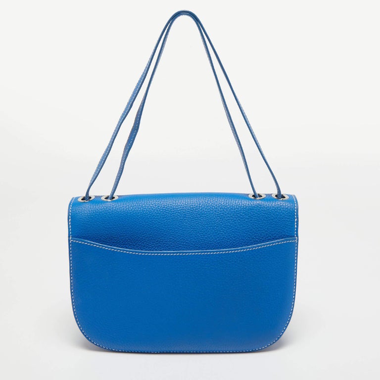 Goyard Blue Ciel Leather 233 Shoulder Bag For Sale at 1stDibs