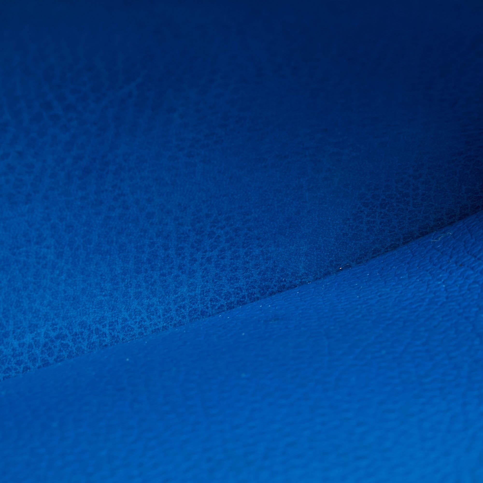 Goyard Blue Ciel Leather 233 Shoulder Bag 16