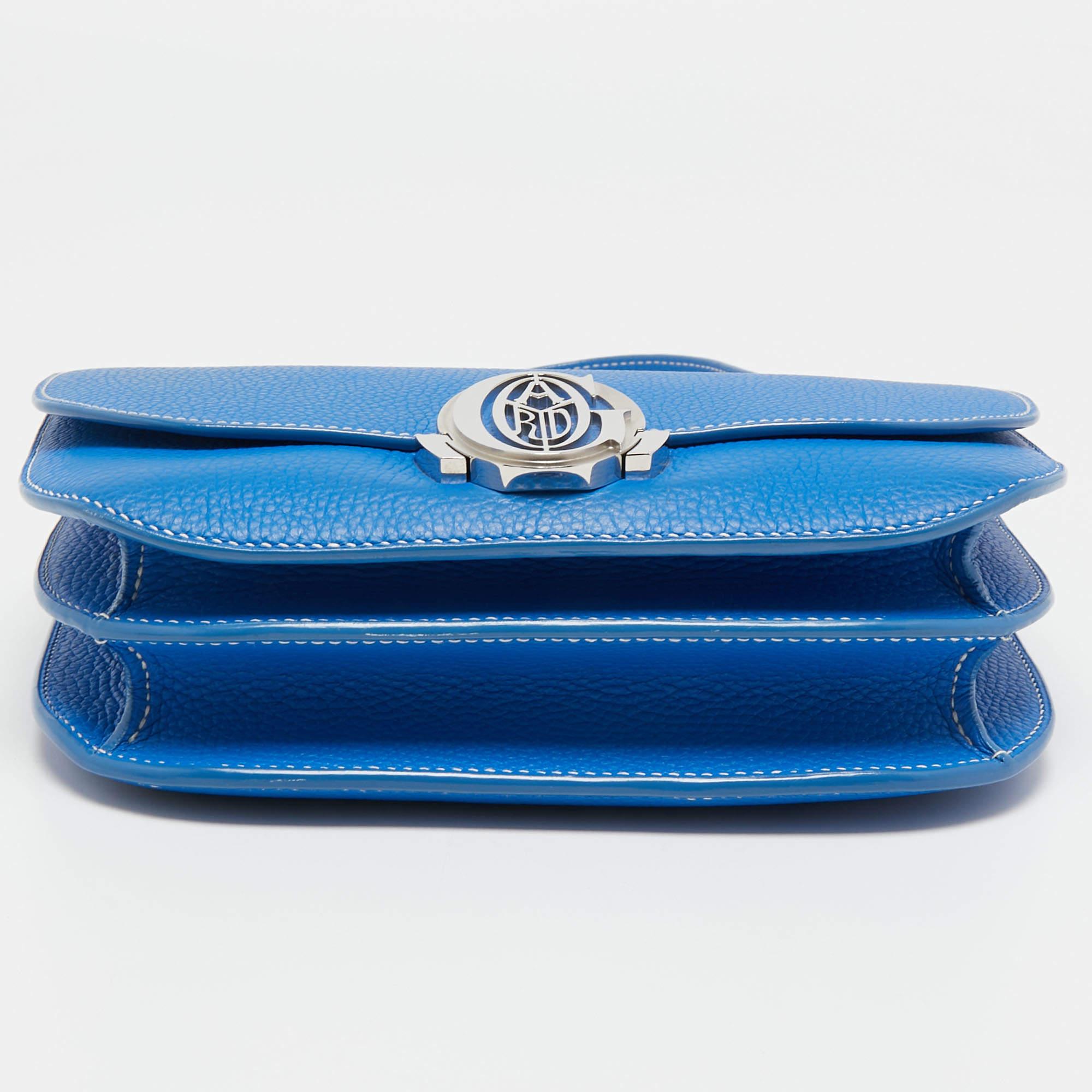 Goyard Blue Ciel Leather 233 Shoulder Bag 1