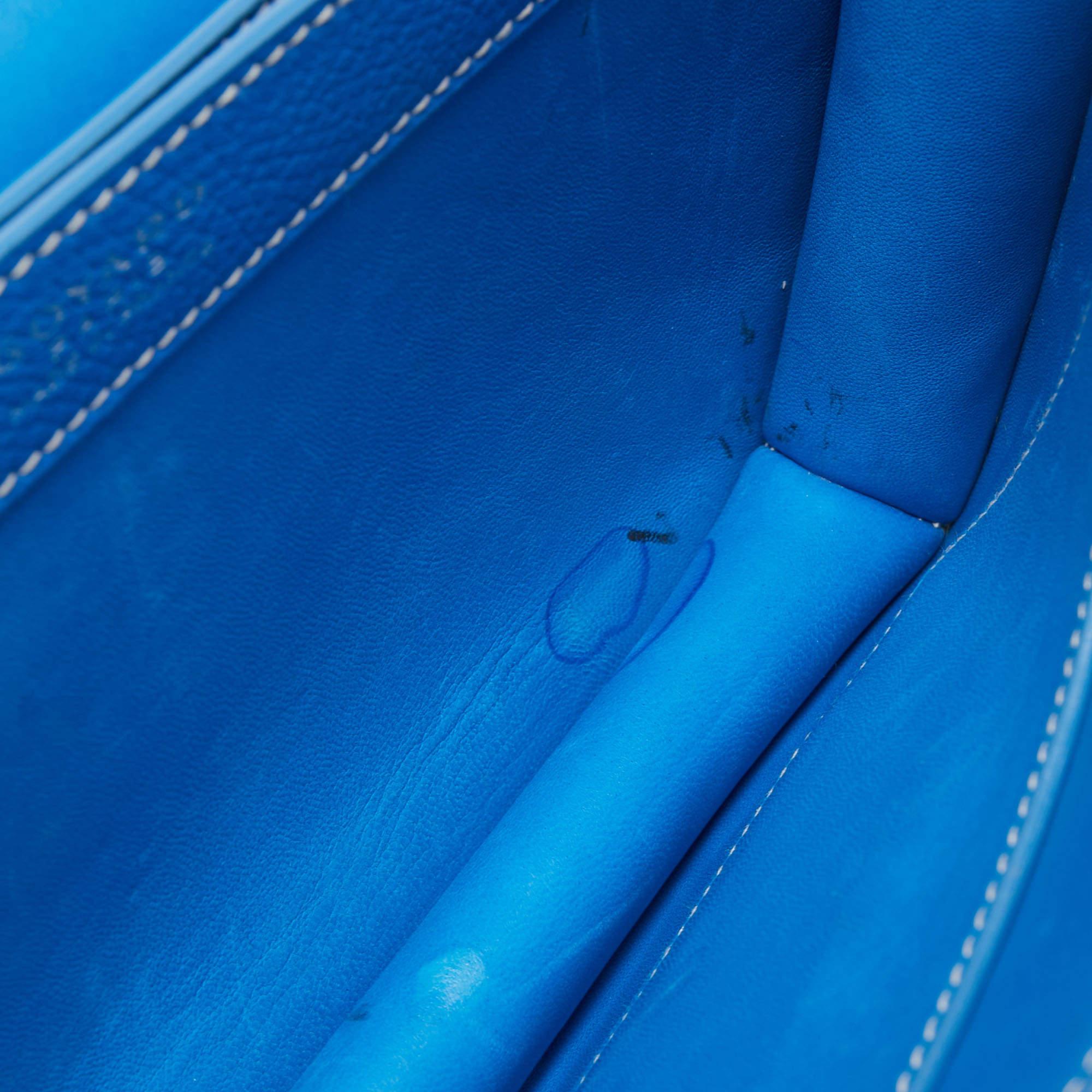 Goyard Blue Ciel Leather 233 Shoulder Bag 5