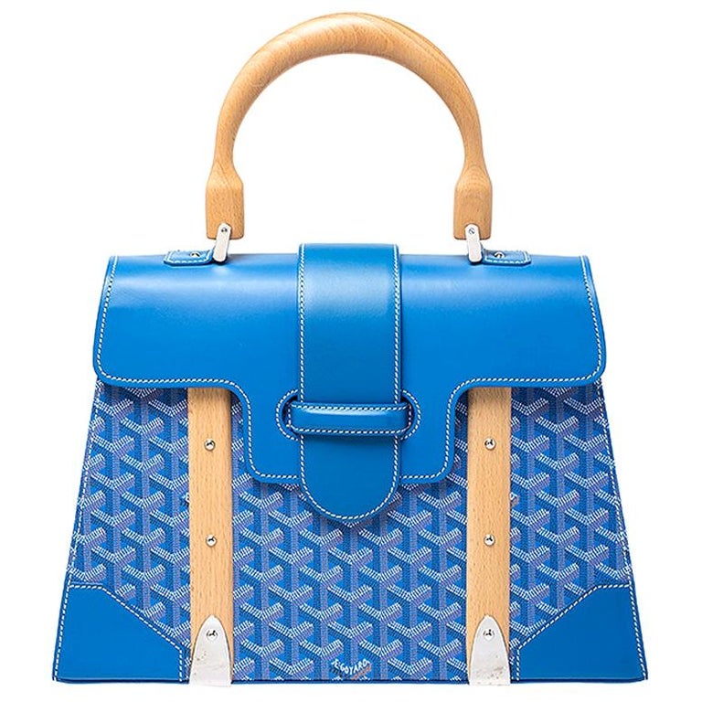 Sold at Auction: Goyard Okinawa Bag Coated Canvas GM Blue