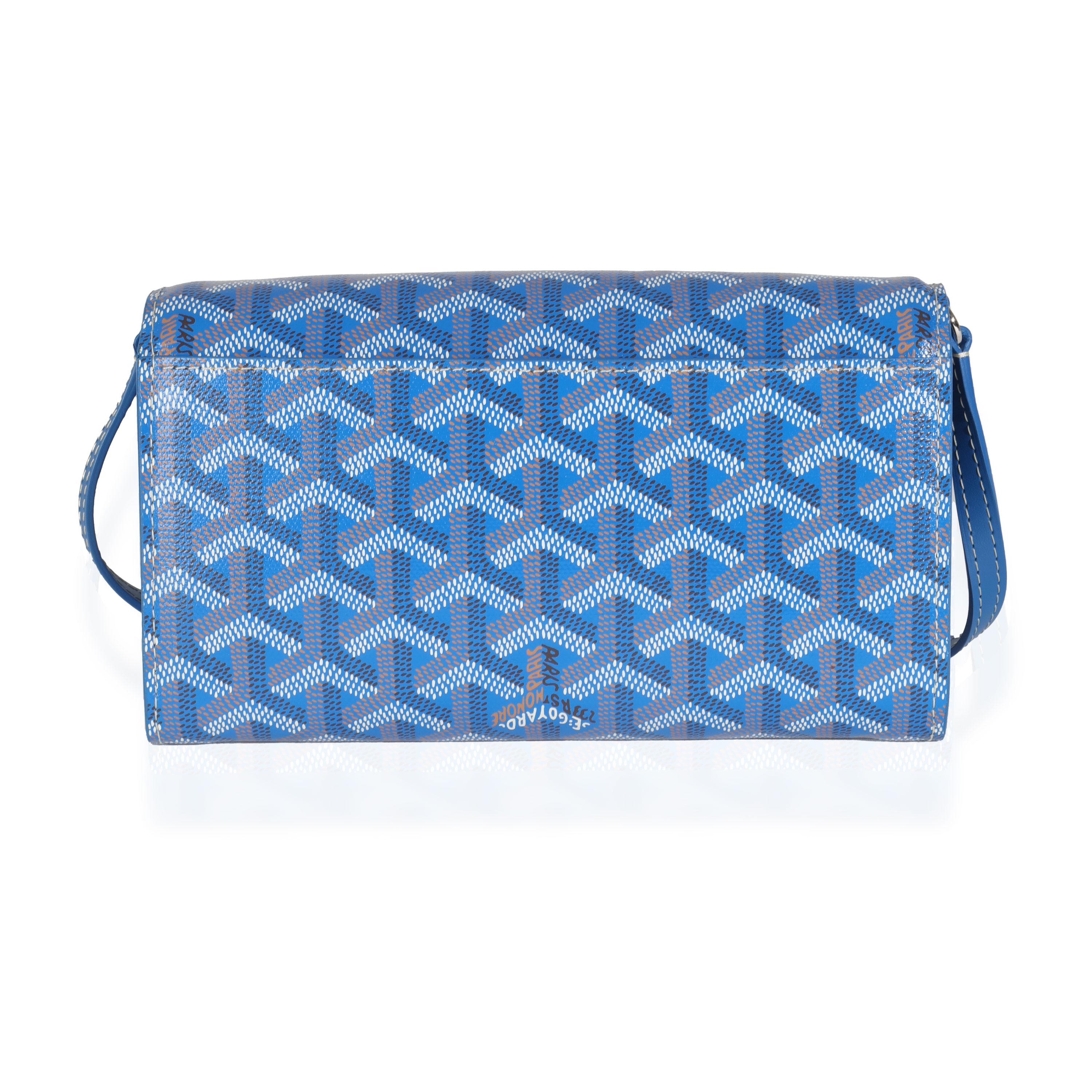 Auflistung Titel: Goyard Blau Goyardine Canvas Varenne Continental Geldbörse
SKU: 144896
Zustand: Gebraucht 
Beschreibung des Zustands: Goyard's charakteristisches Goyardine-Muster hat die Luxusmode-Szene still und leise erobert. Die Traditionsmarke