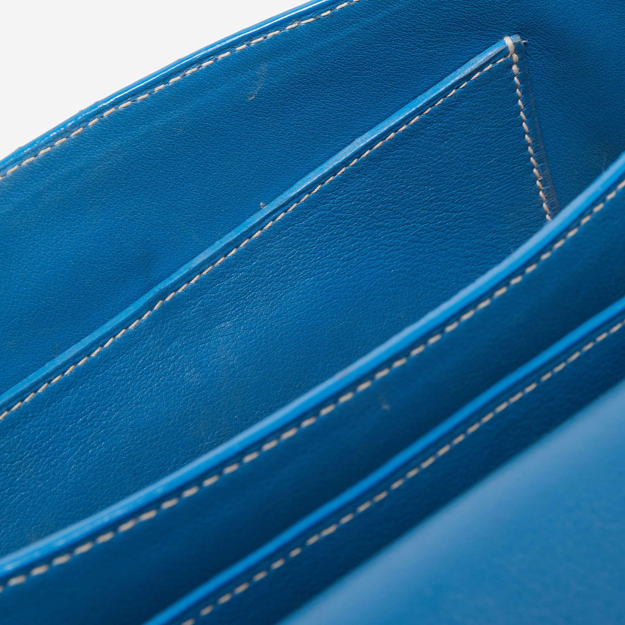 Goyard Blue Goyardine Coated Canvas 223 PM Shoulder Bag 12