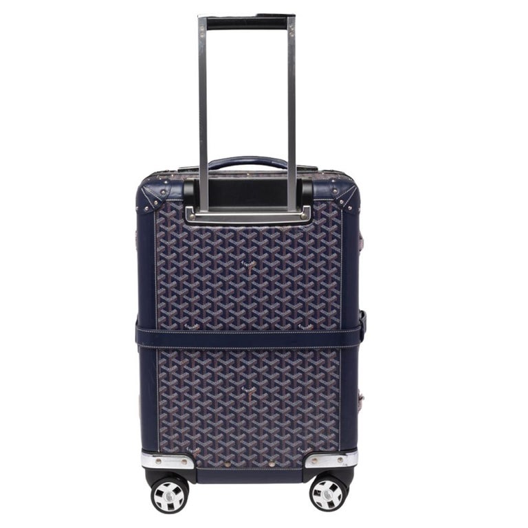 Goyard Brown Goyardine Canvas and Leather Bourget PM Trolley at 1stDibs  goyard  suitcase, bourget pm trolley case price, goyard travel bag price