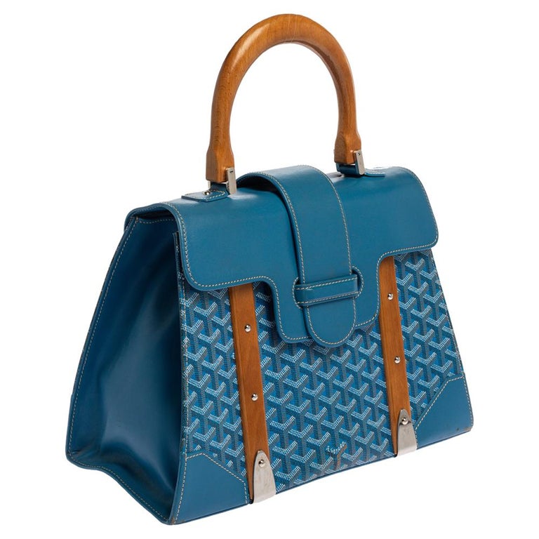 Leather 48h bag Goyard Blue in Leather - 31066055