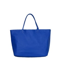 Goyard Blue Goyardine/Leather Anjou GM Reversible Tote Bag w/ Pouch rt $3, 180