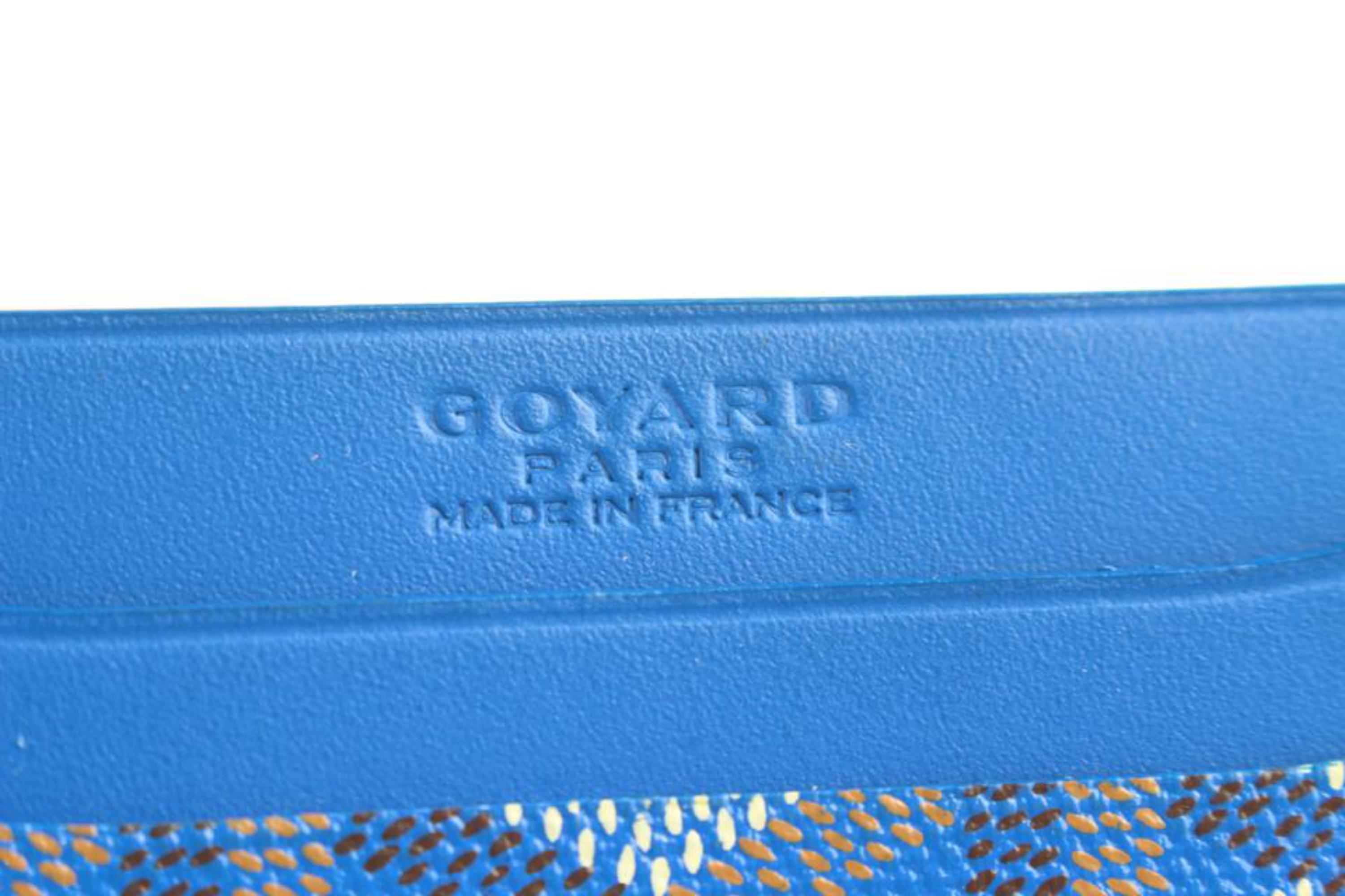Goyard Blue Saint-Sulpice Card Wallet 1GY1025 4