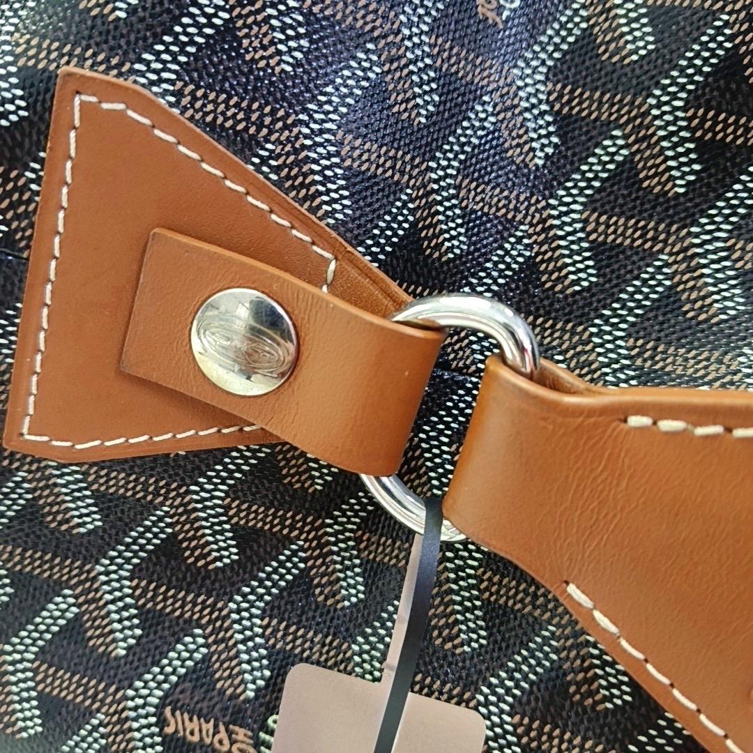 Goyard Boeing 45 Travel Bag Brown Canvas Goyardine For Sale 6