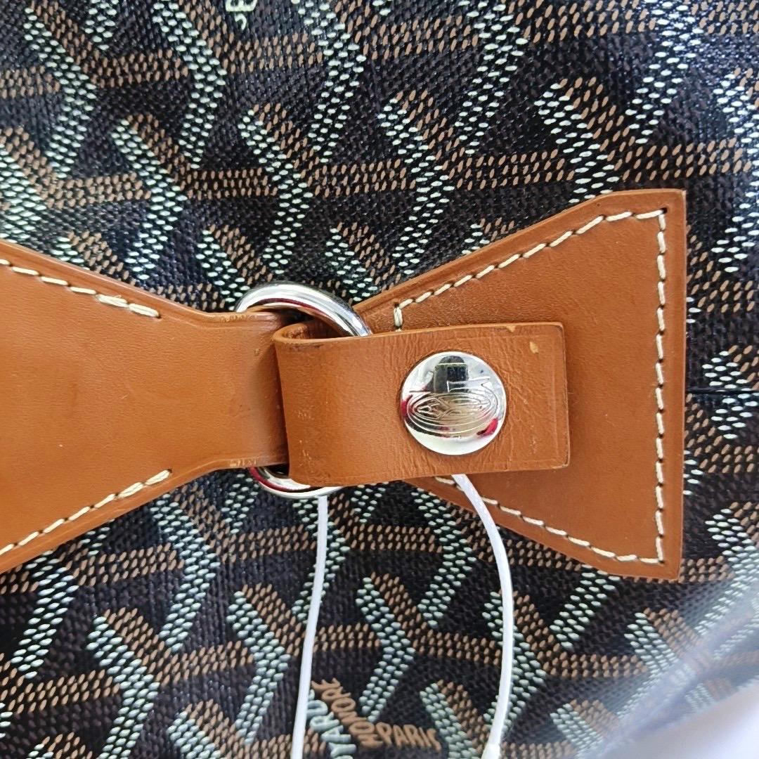 Goyard Boeing 45 Travel Bag Brown Canvas Goyardine For Sale 2