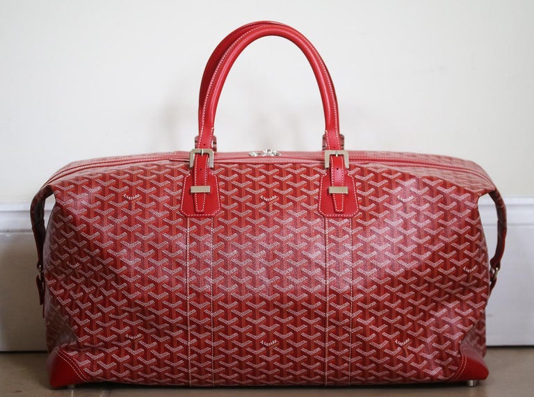 Boeing leather travel bag Goyard Red in Leather - 36114562