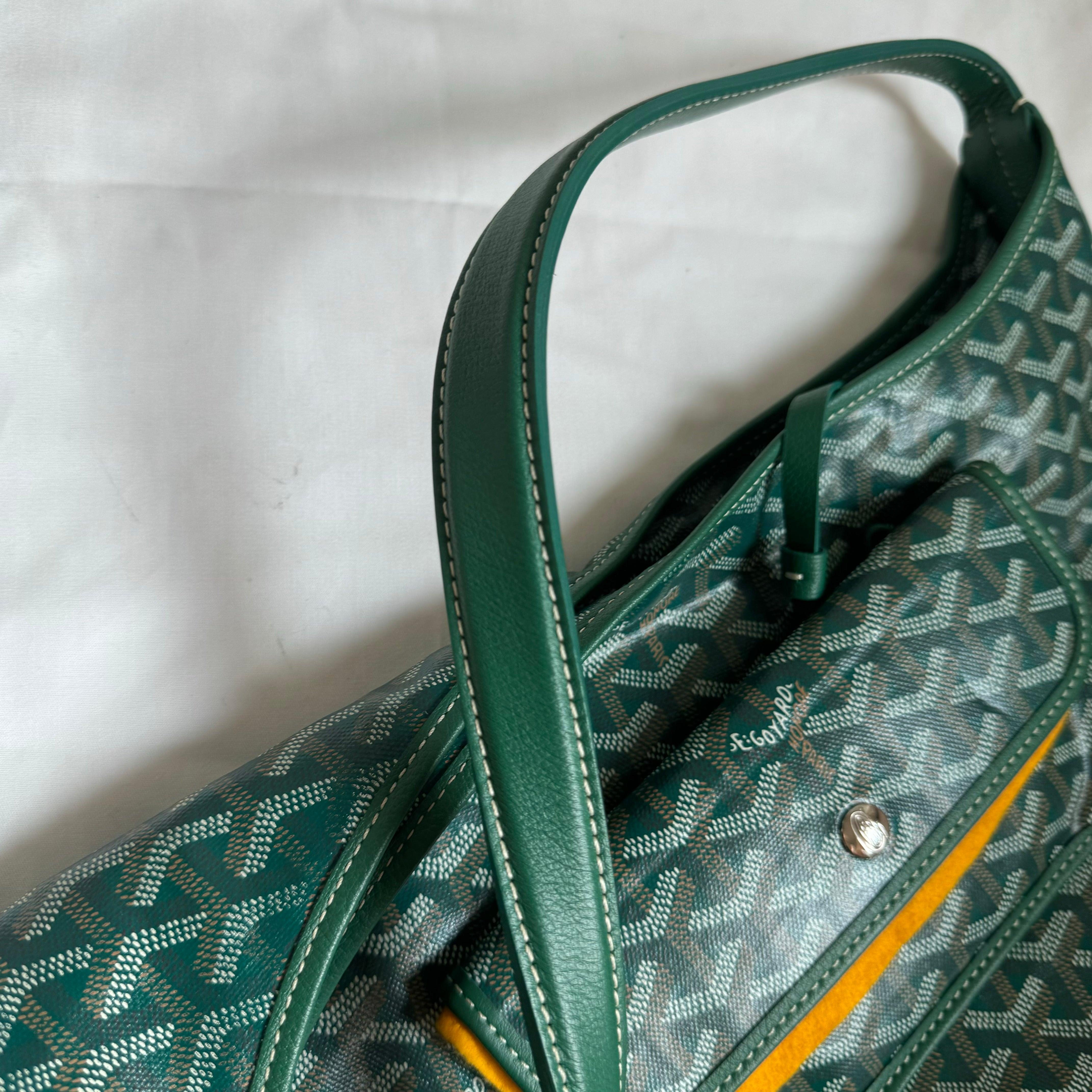 Goyard Bohame Hobo Shoulder Bag Green For Sale 9