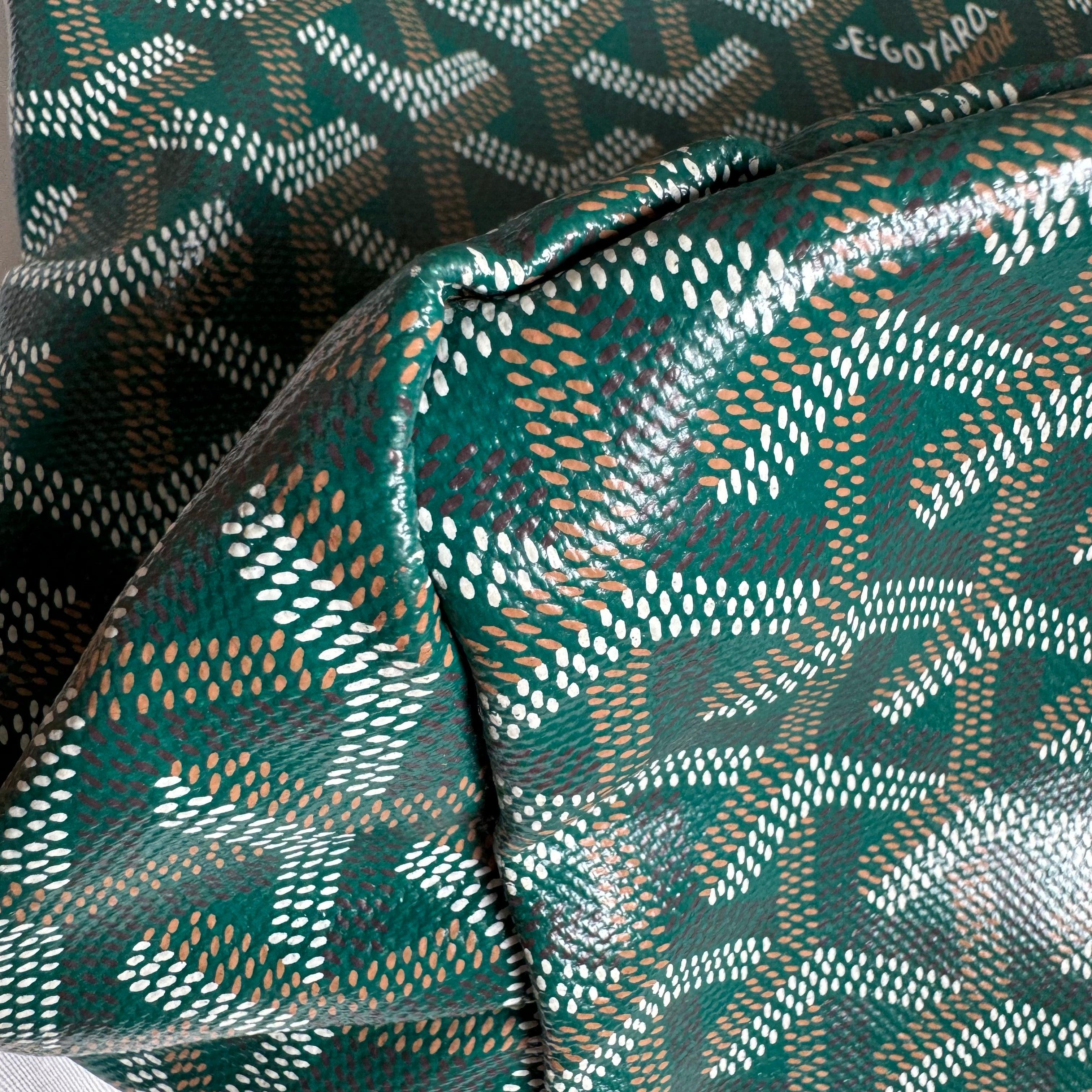Black Goyard Bohame Hobo Shoulder Bag Green For Sale