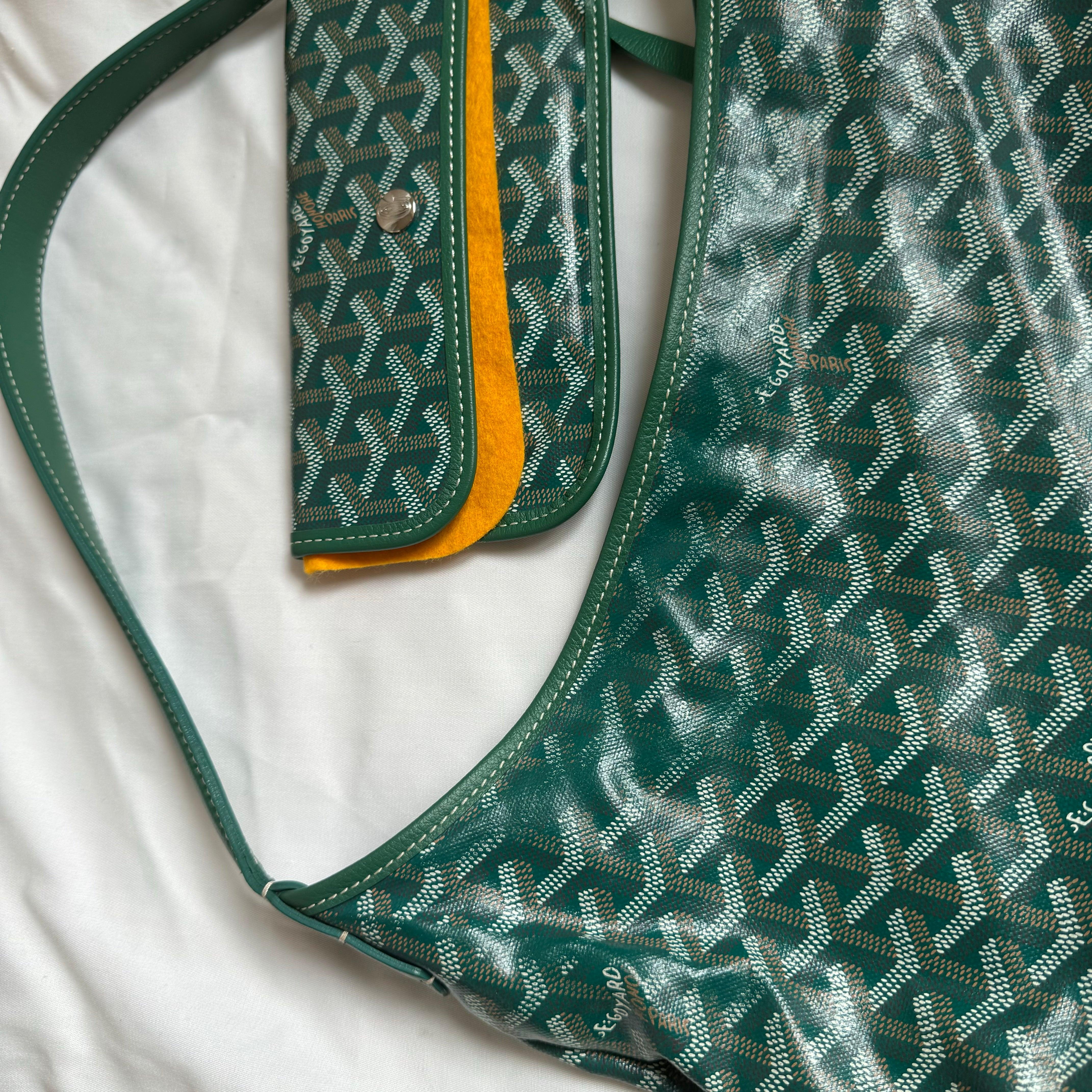 Goyard Bohame Hobo Shoulder Bag Green For Sale 2