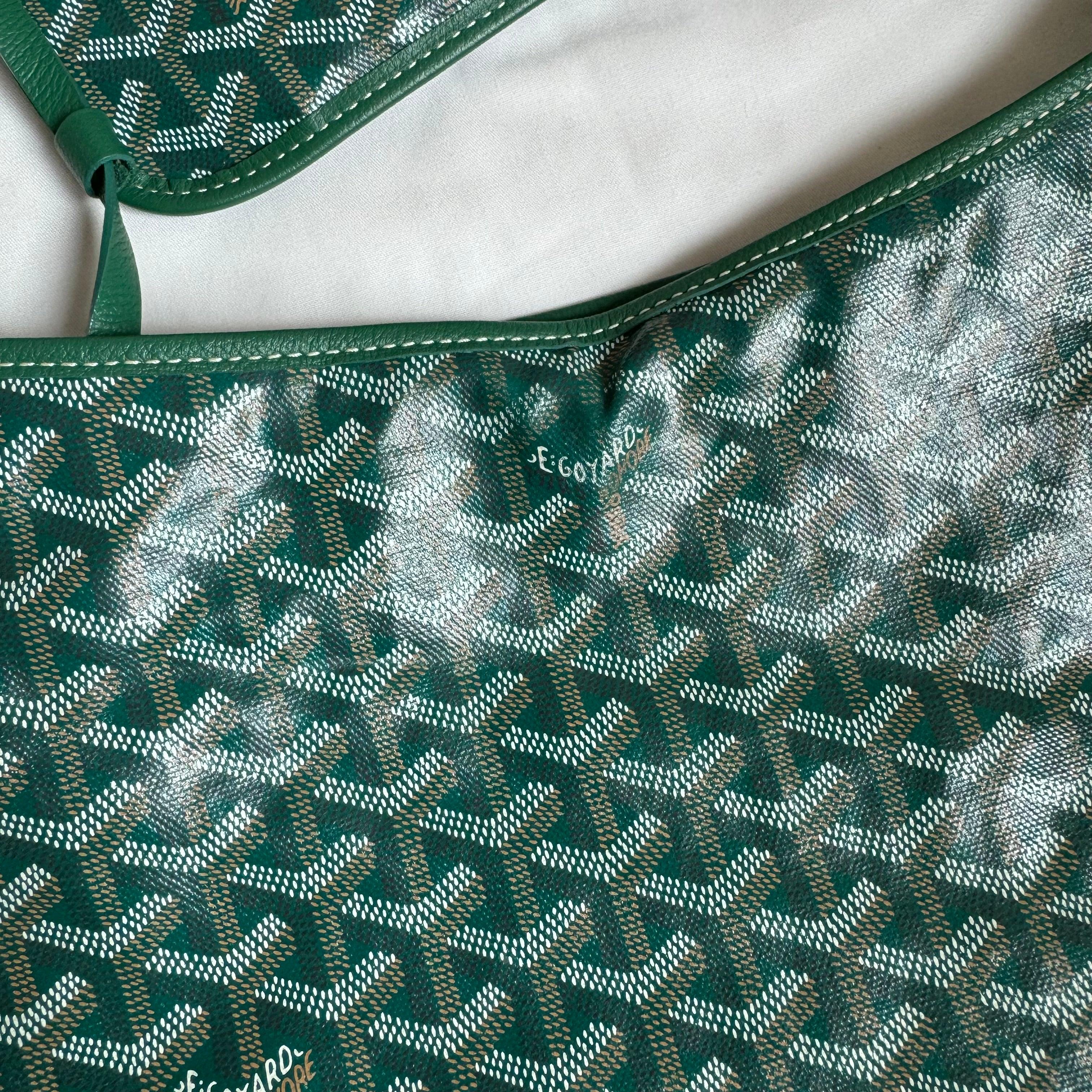Goyard Bohame Hobo Shoulder Bag Green For Sale 3