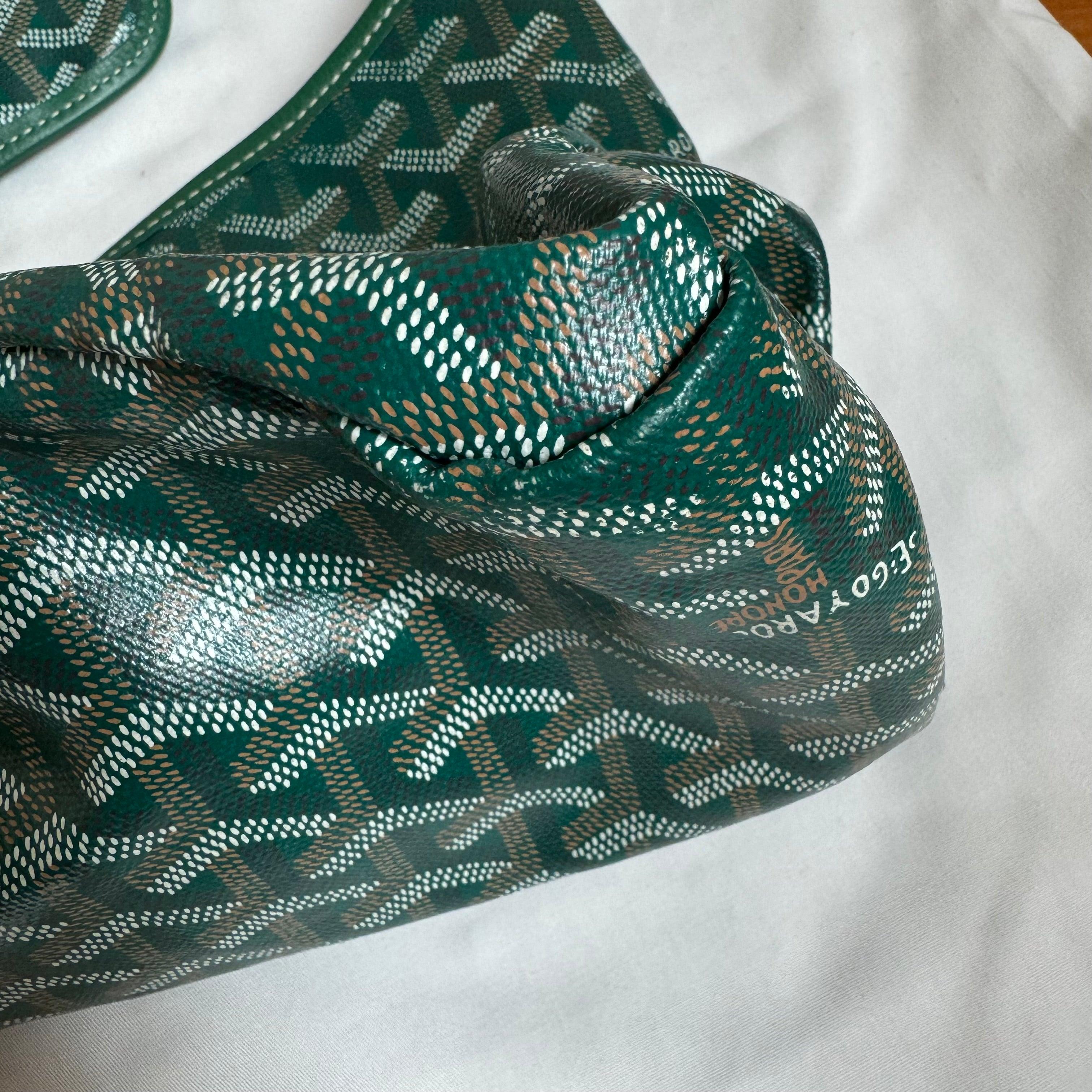 Goyard Bohame Hobo Shoulder Bag Green For Sale 4