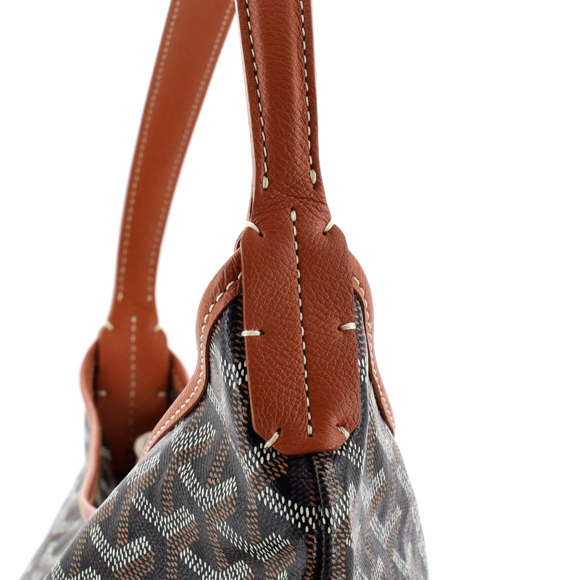 Goyard Boheme Hobo Coated Canvas In Good Condition In NY, NY
