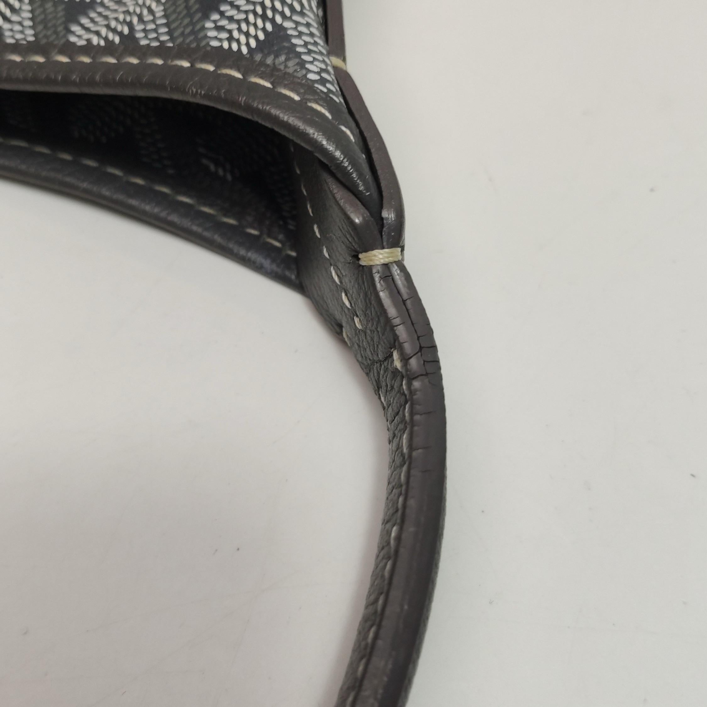 Goyard Boheme Hobo Shoulder Bag Grey 2023 in vendita 11