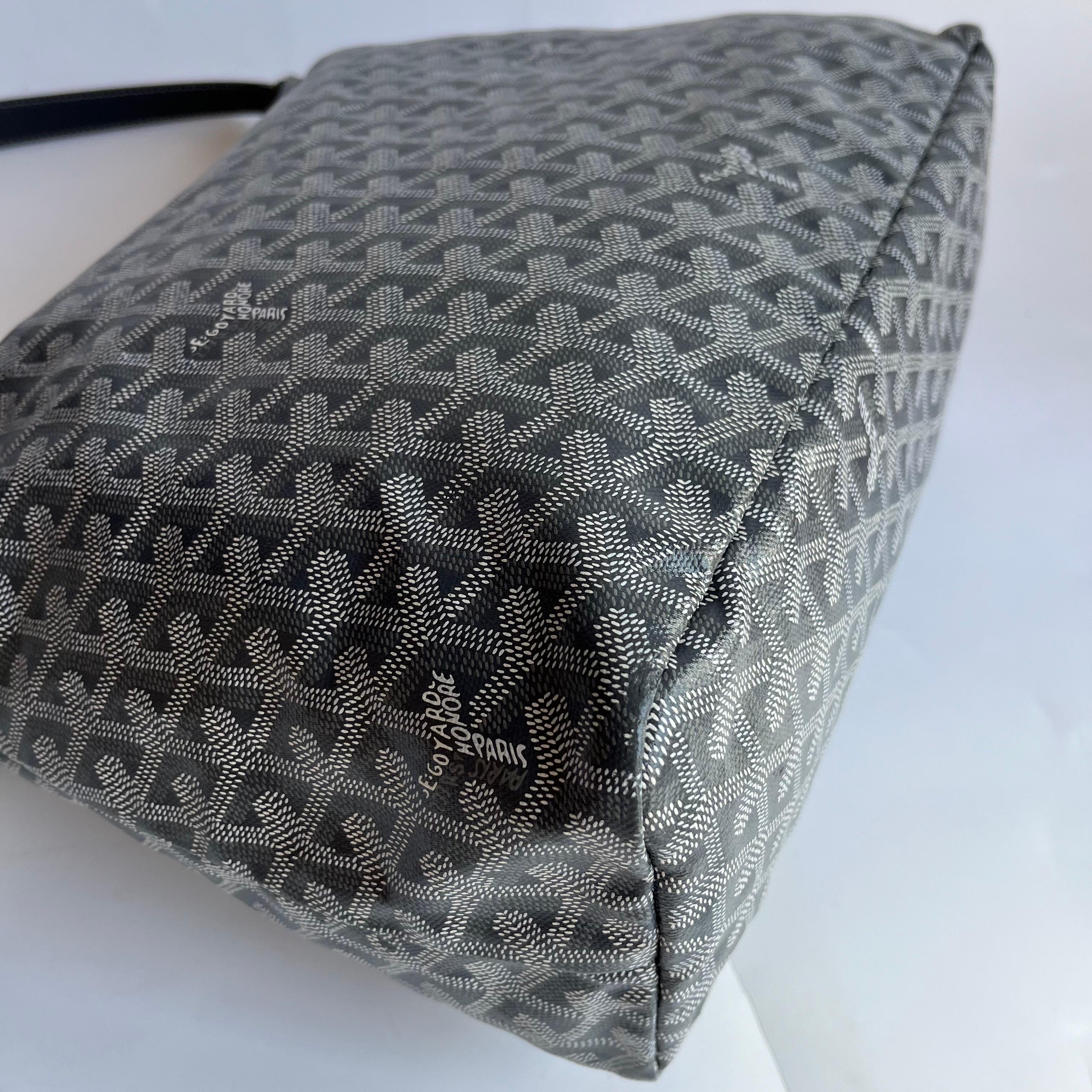 Goyard Boheme Hobo Shoulder Bag Grey 2023 in vendita 22