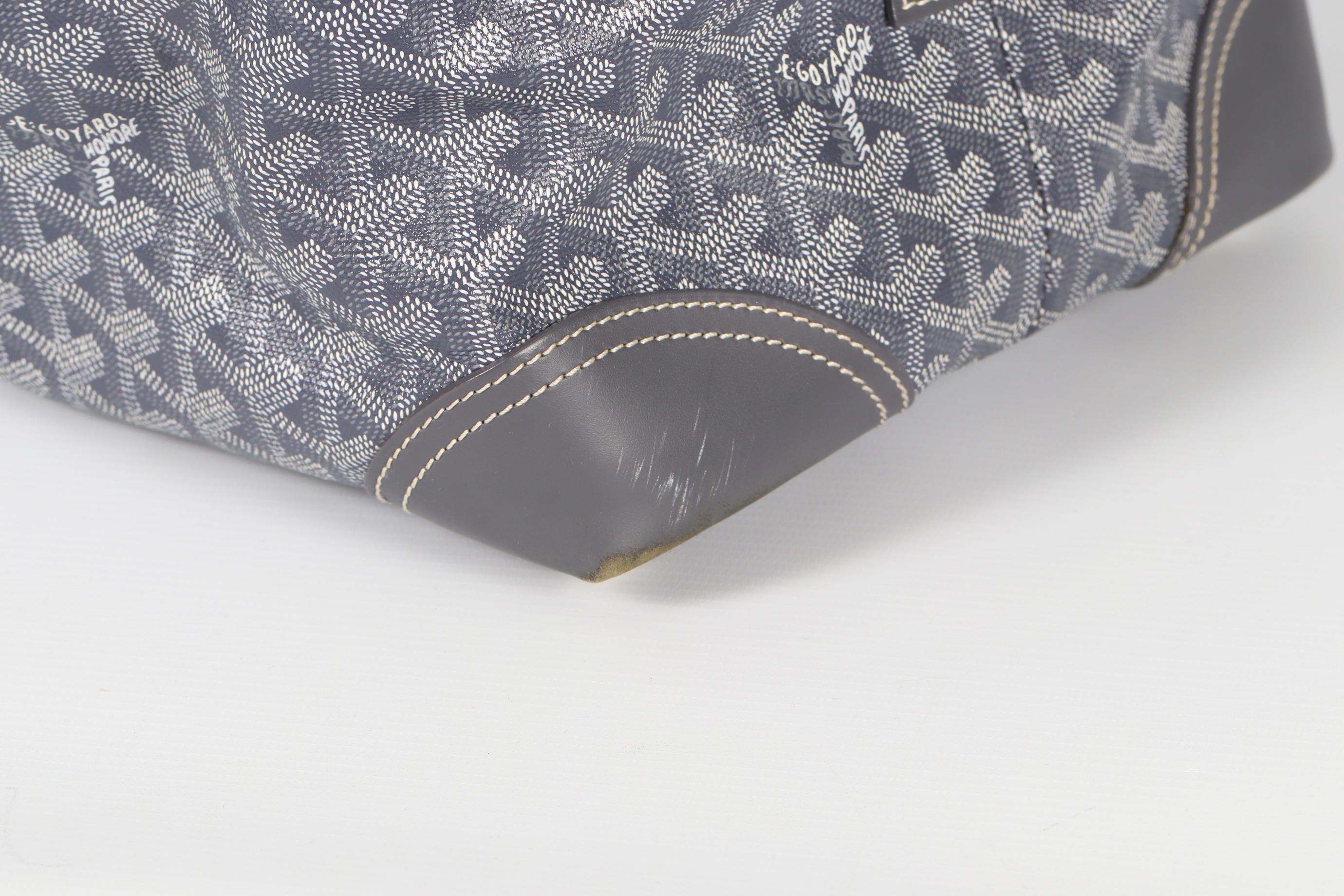 Goyard + Boyarde Boeing 55 - Sac fourre-tout en toile enduite Goyardine en vente 2