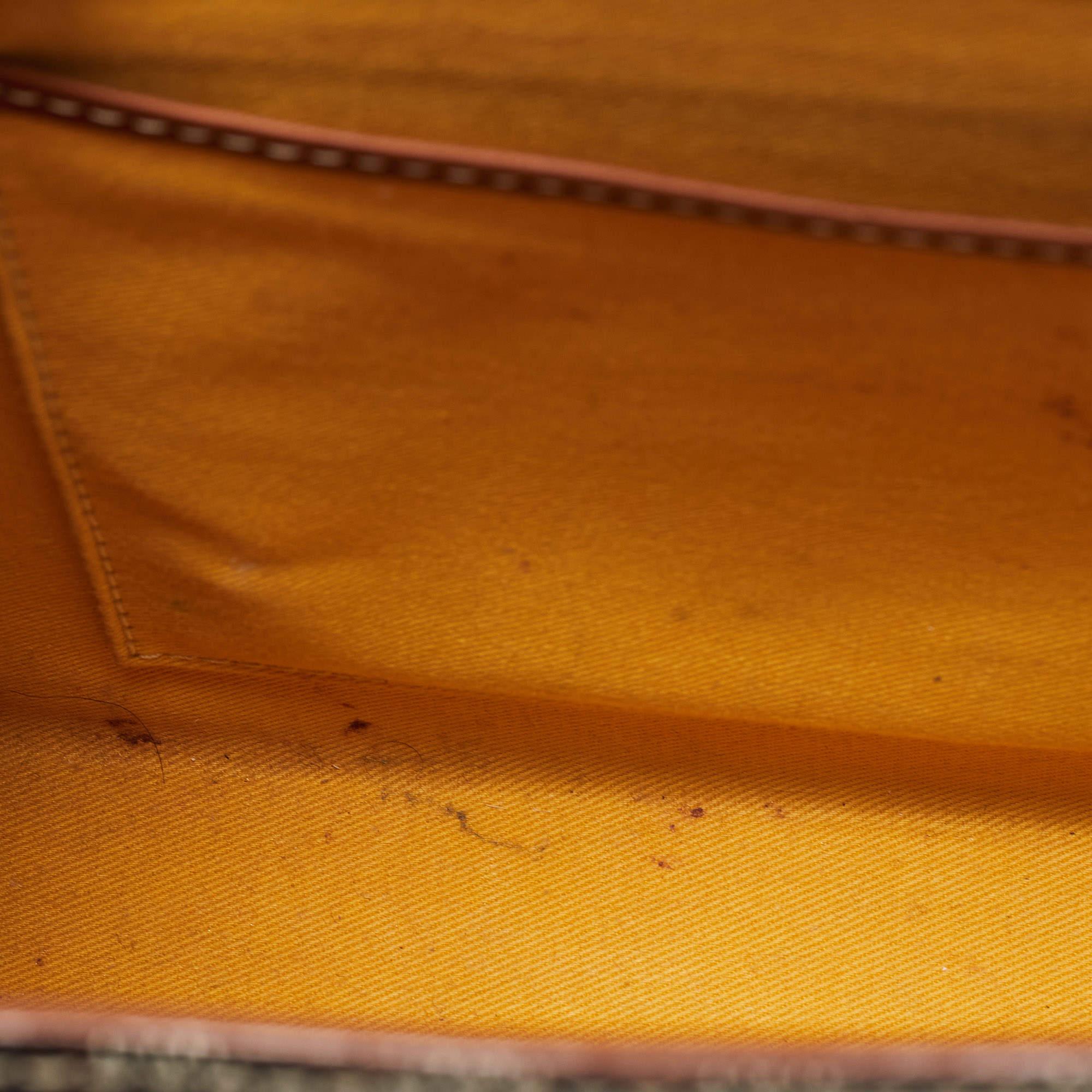 Goyard Brown Coated Canvas and Leather PM Saigon Top Handle Bag 10