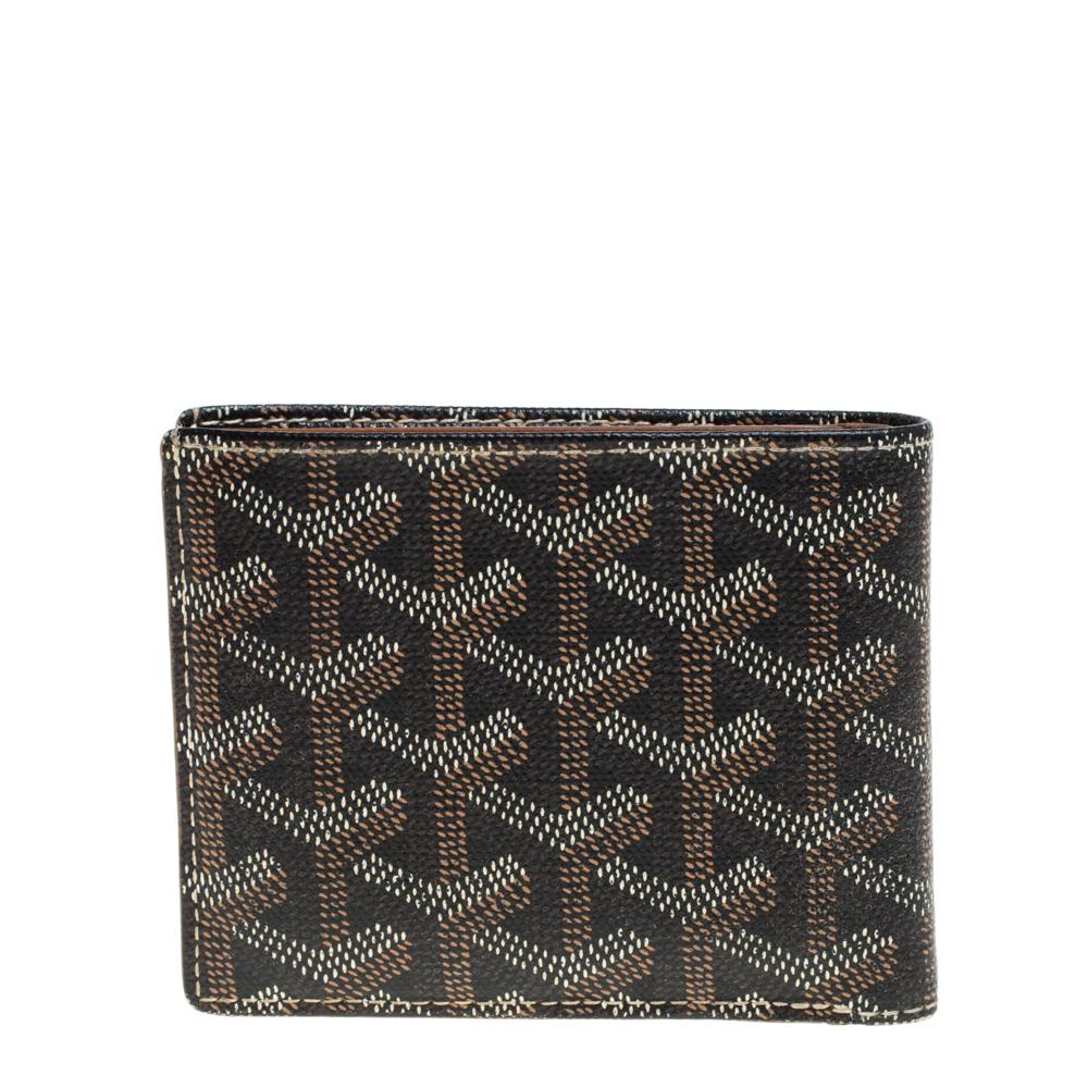 This wallet from Goyard brings along a touch of luxury and immense style. It comes crafted from coated canvas and equipped with enough compartments and slots just so you can neatly carry your cards and cash.

