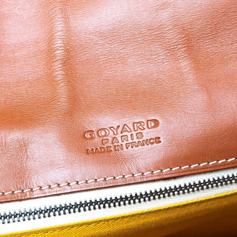 Goyard Brown Goyardine Coated Canvas and Leather Belvedere MM Saddle Bag  Goyard
