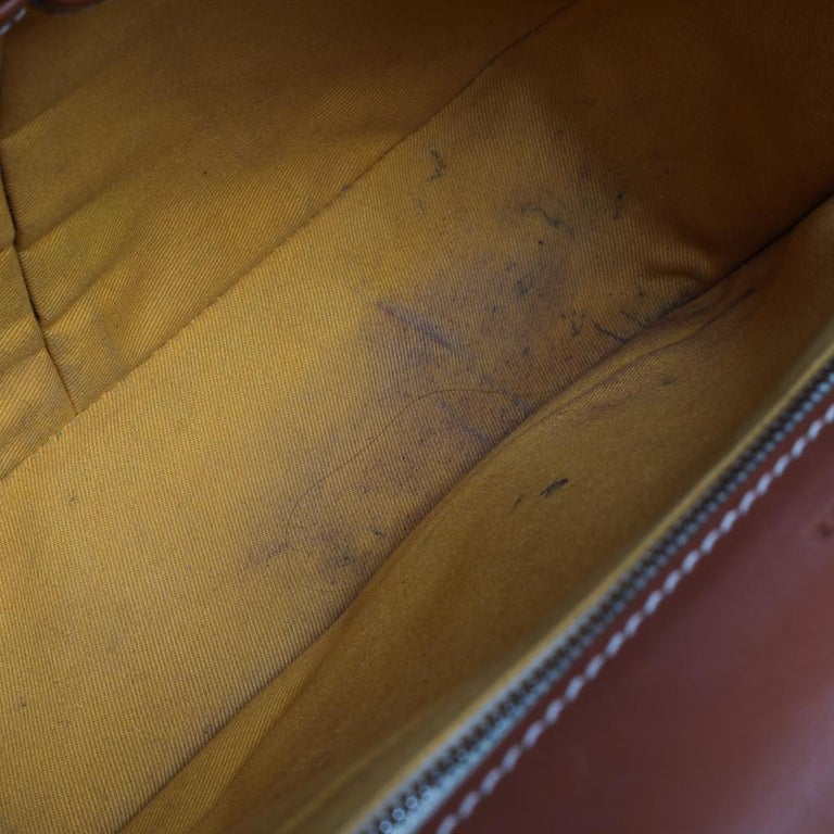 Goyard Brown Goyardine Coated Canvas and Leather Belvedere MM Saddle Bag  Goyard