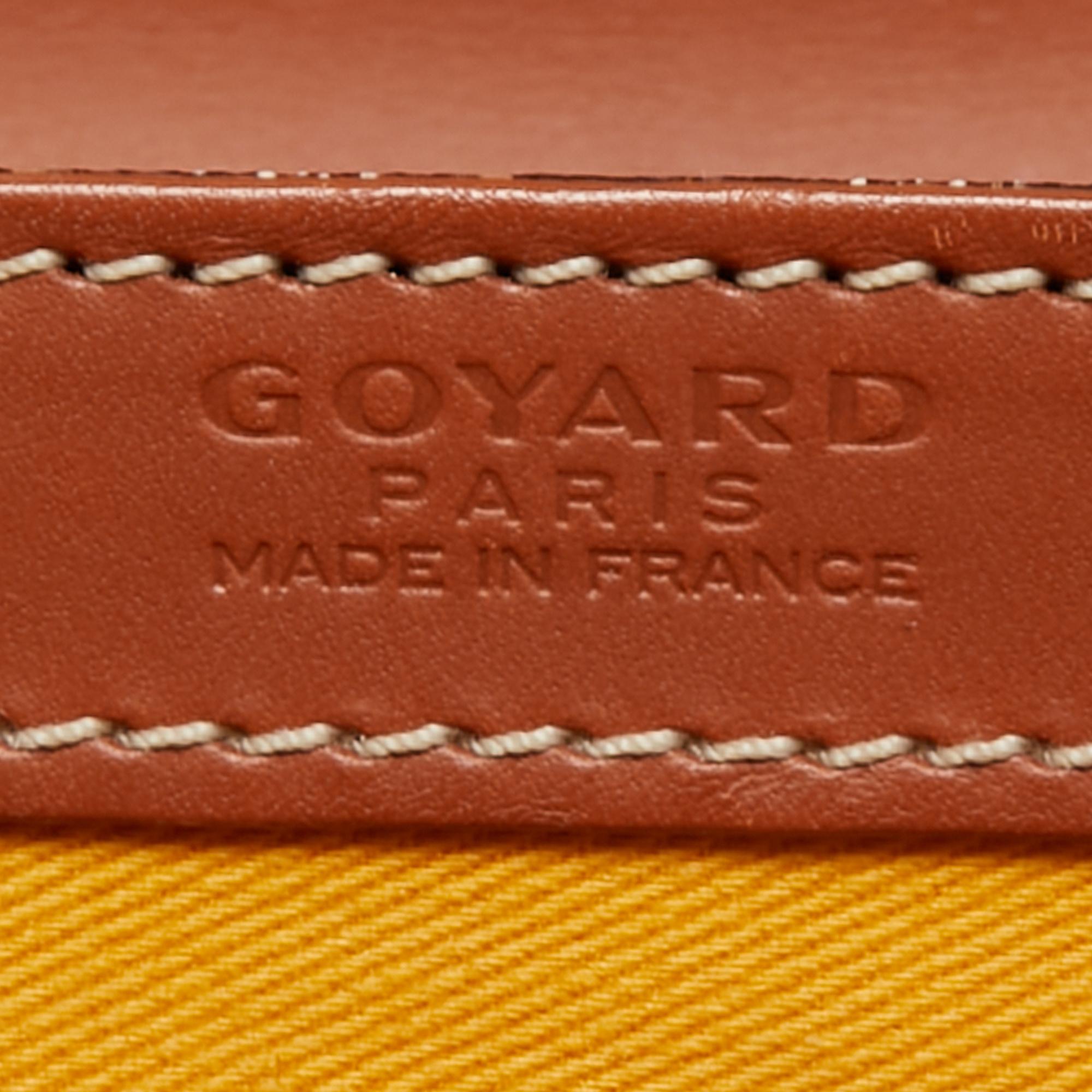 Goyard Brown Goyardine Coated Canvas and Leather Saigon MM Top Handle Bag 9