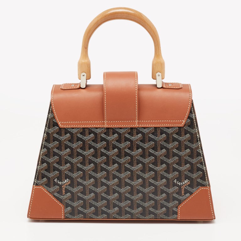 Goyard Saigon Top Handle Bag Leather PM at 1stDibs