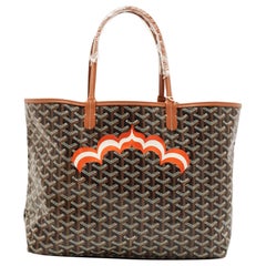 Goyard Brown Goyardine Coated Canvas and Leather Saint Louis PM Tote