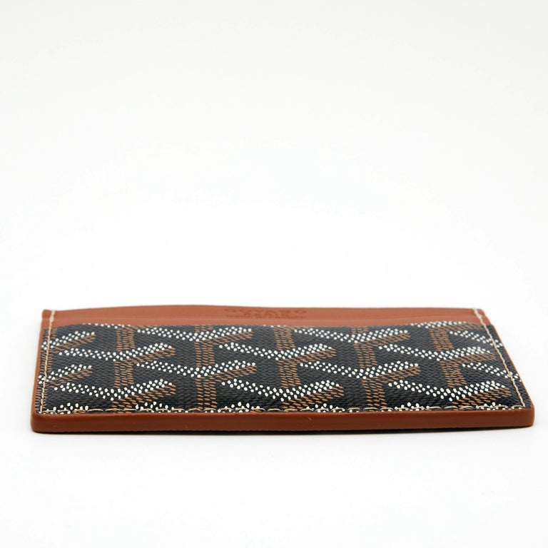 SAINT MARTIN MINI BAG 22 IN BROWN GOYARDINE CANVAS AND CALFSKIN main image 1