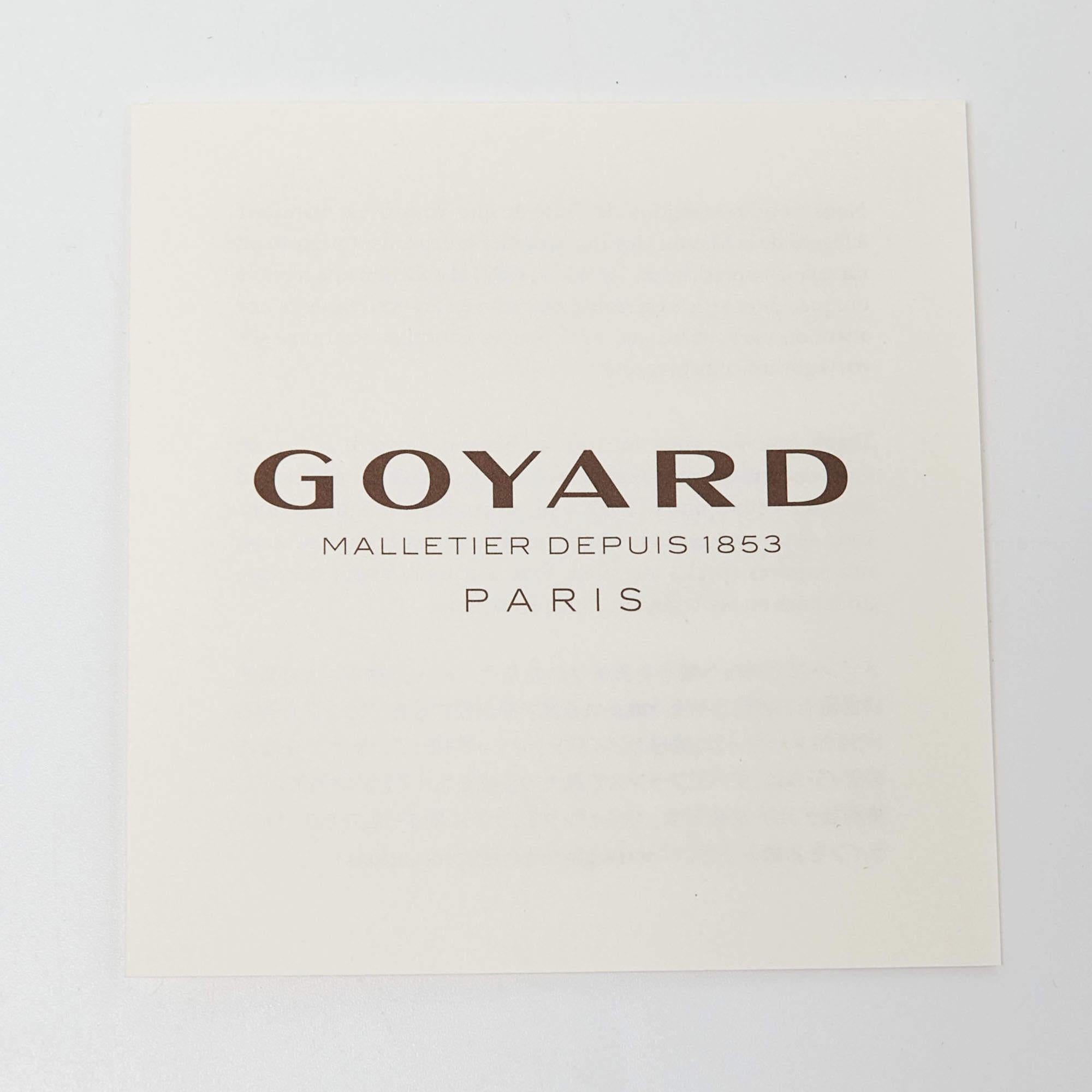 Goyard Brown Goyardine Coated Canvas and Leather Saint Sulpice Card Holder 5