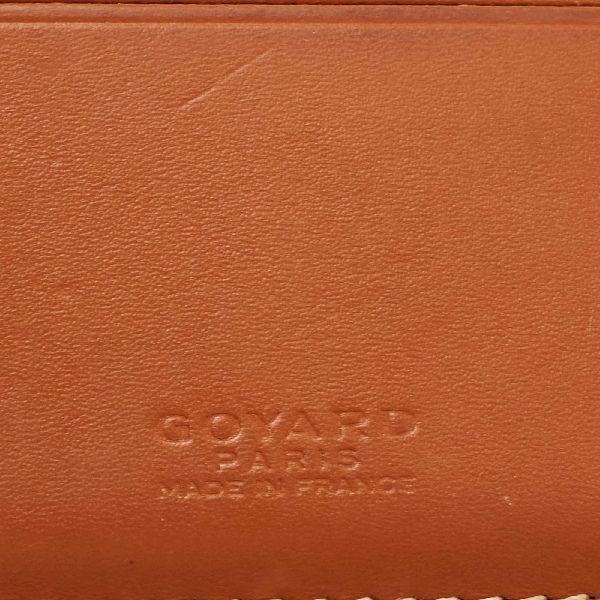 Goyard Brown Goyardine Coated Canvas Victoire Bifold Wallet 1