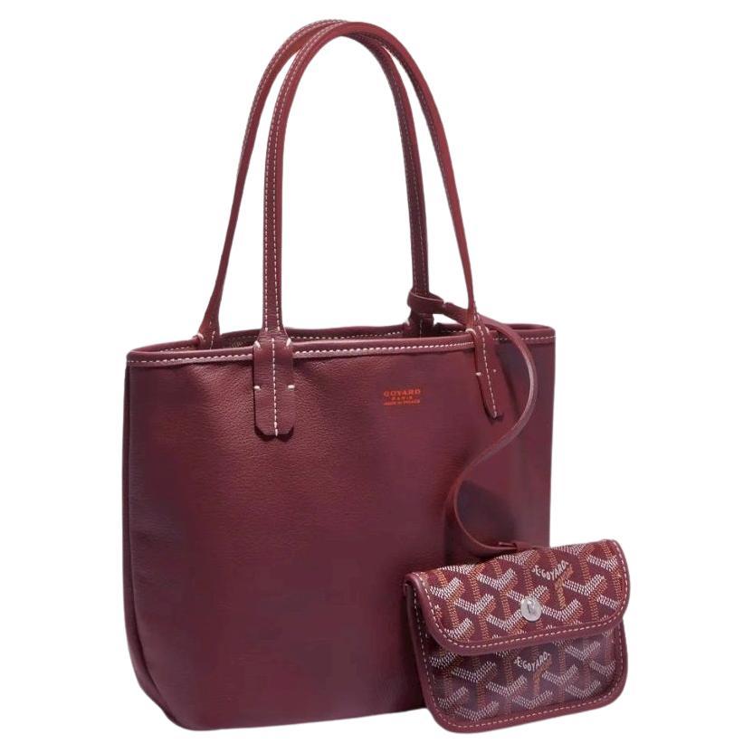 Goyard Burgundy Anjou Mini Bag For Sale at 1stDibs