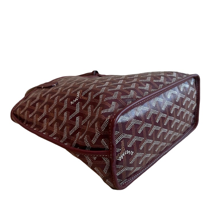 Anjou leather tote Goyard Burgundy in Leather - 35843491