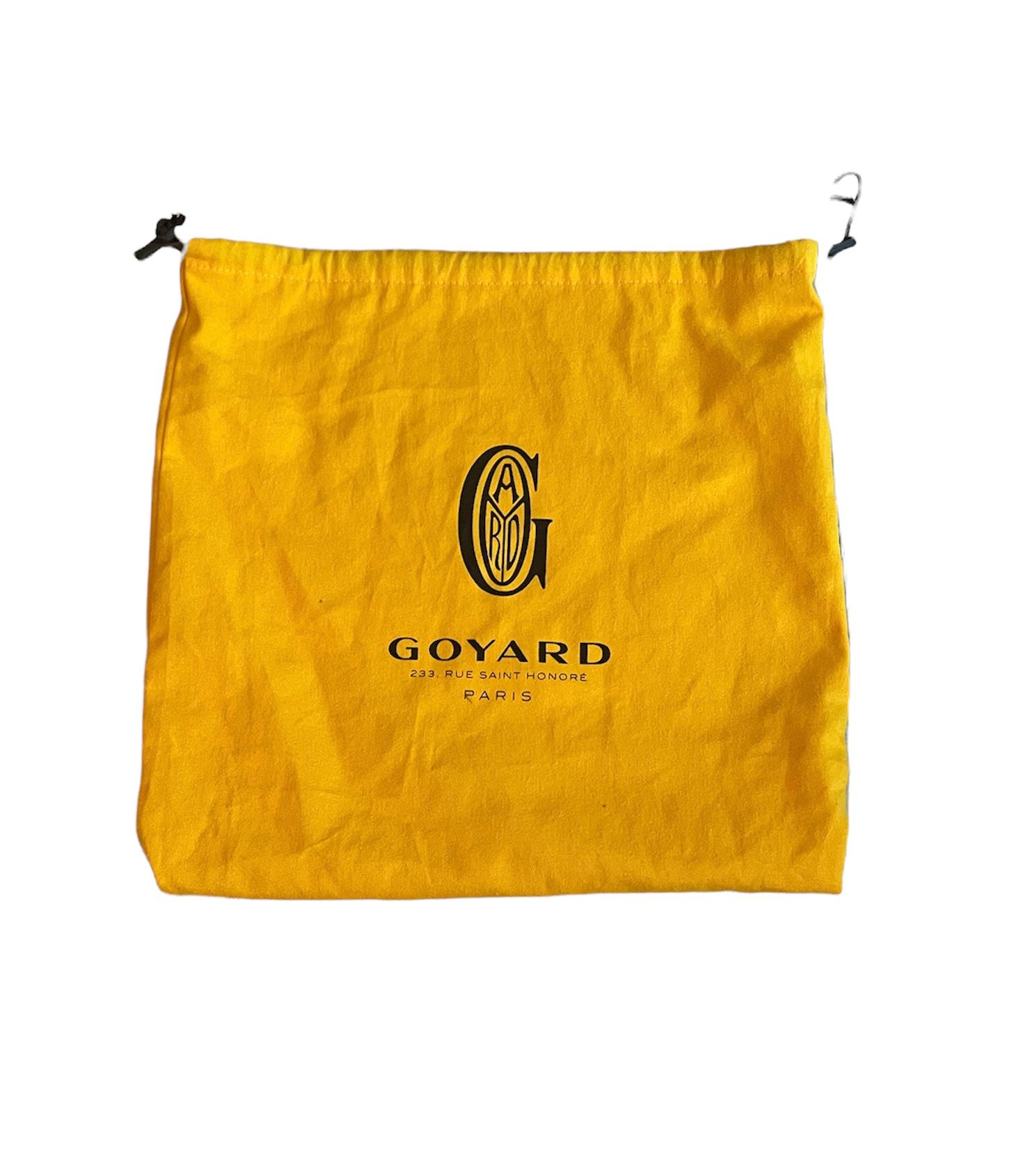 Goyard Burgunderfarbene Anjou Mini Shoulder Tote Handtasche (Schwarz) im Angebot