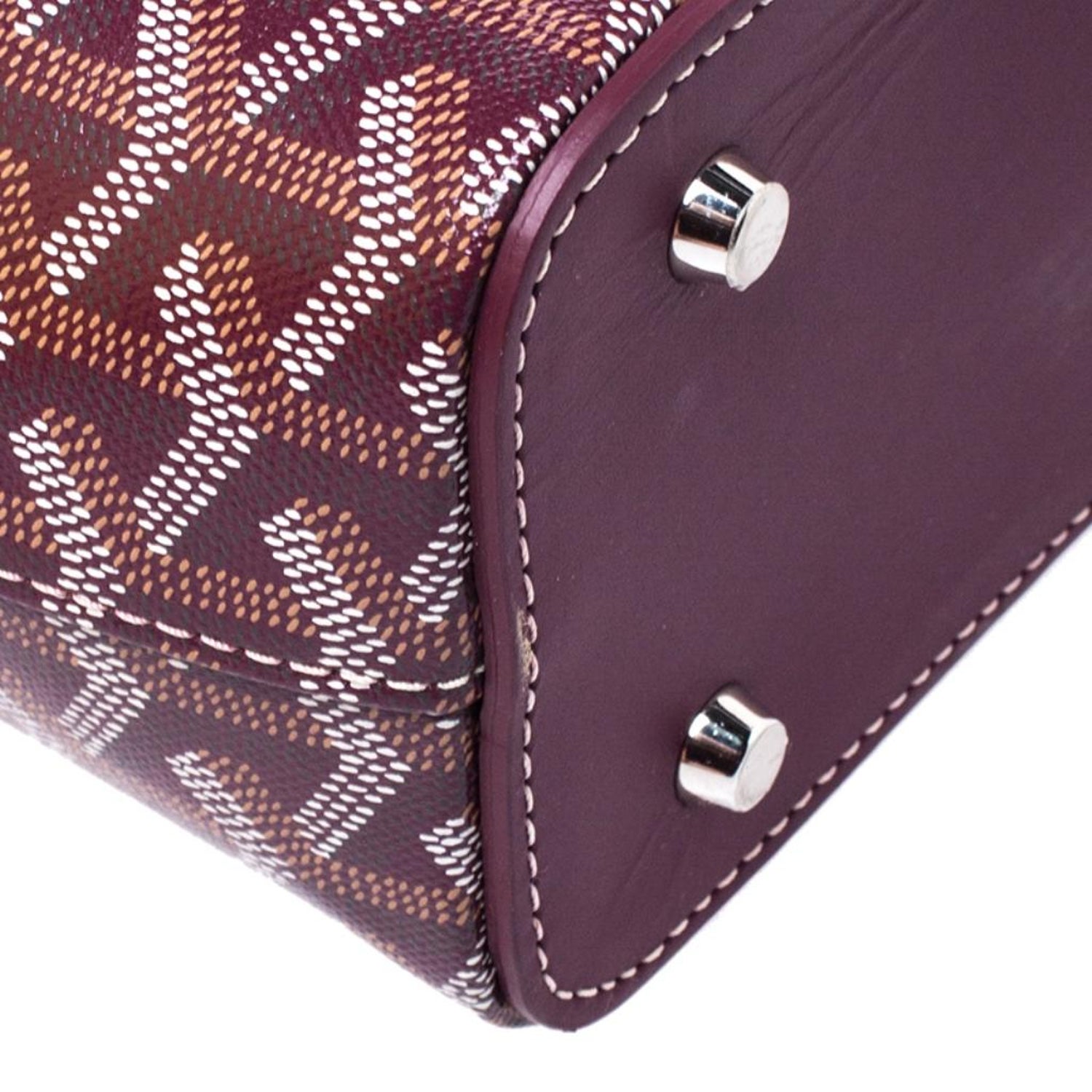 Goyard Burgundy Coated Canvas Okinawa Gm Tote For Sale At 1stdibs
