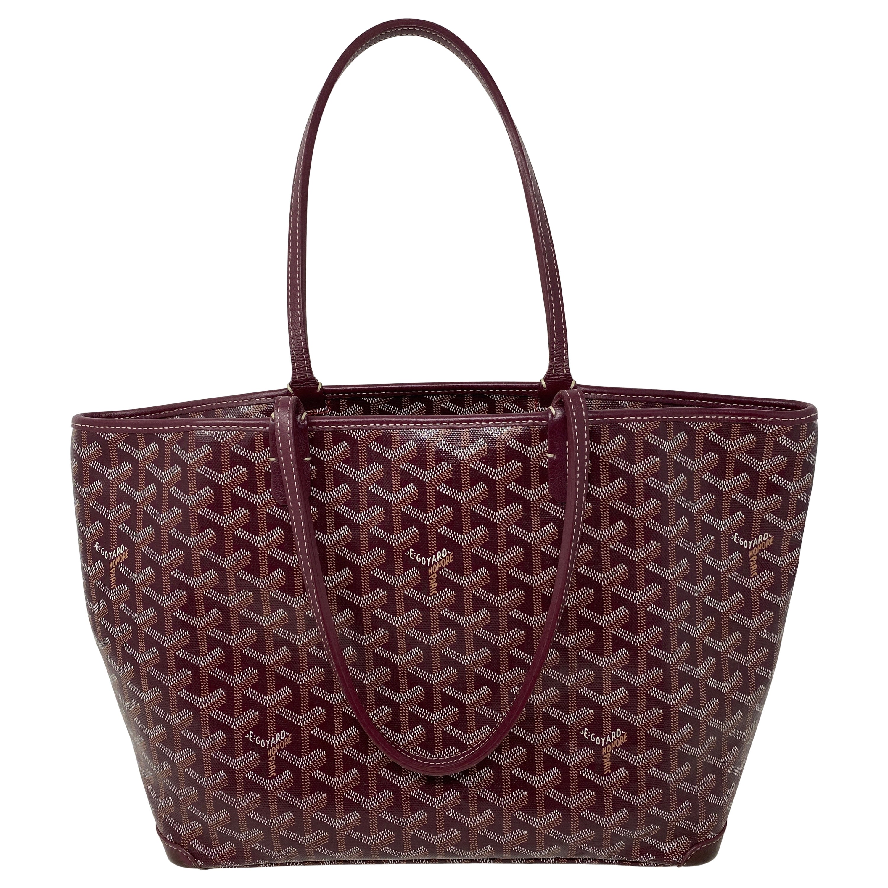 Goyard Burgundy Goyardine Bag