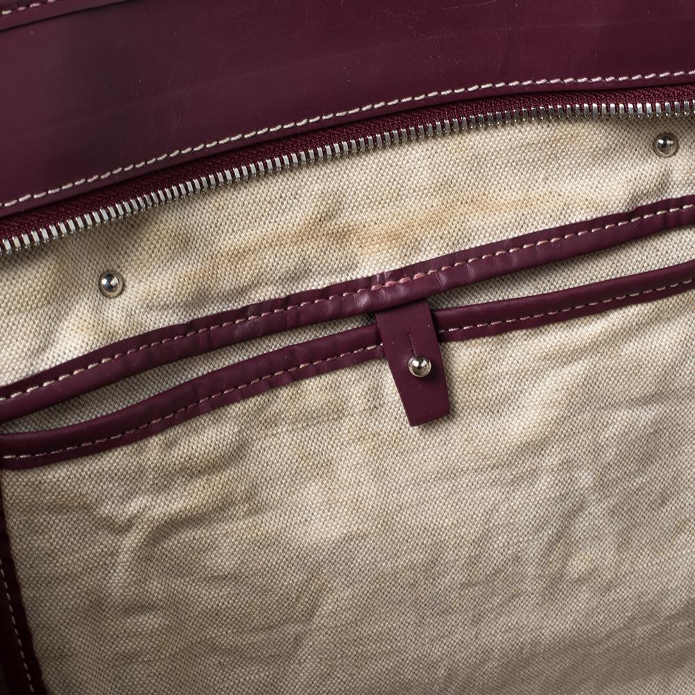 Goyard Burgund Goyardine beschichtetem Segeltuch und Leder Marquises Tote 4
