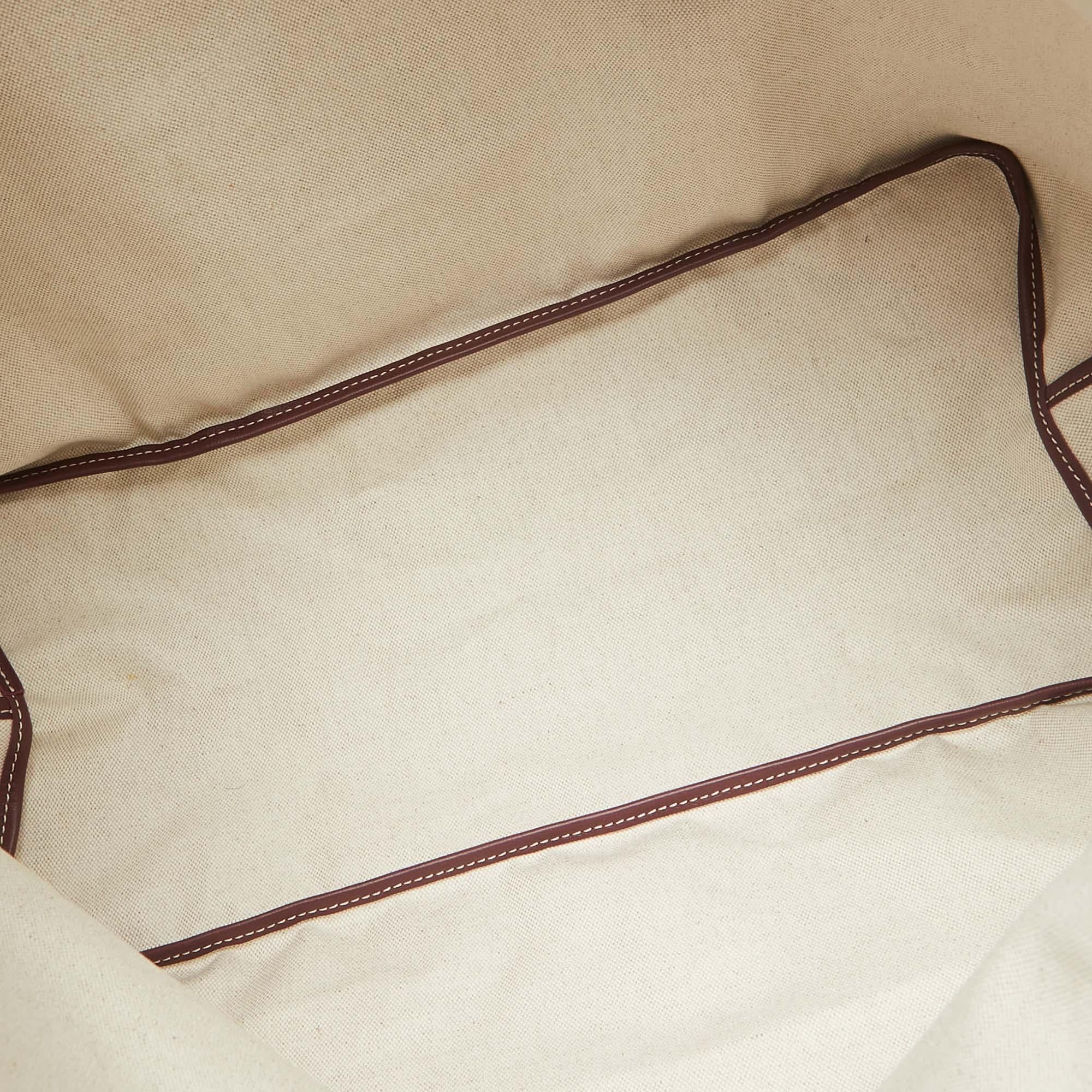 Goyard Burgundy Goyardine Coated Canvas and Leather Saint Louis GM Tote 3
