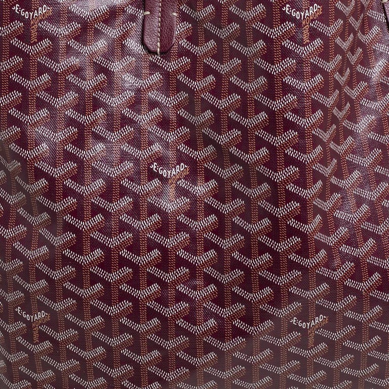 Saint-louis cloth tote Goyard Burgundy in Cloth - 36060797