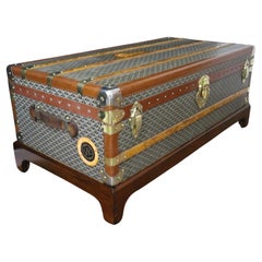 Goyard Cabin Trunk,  110 cm Goyard Trunk in Chevrons Canvas