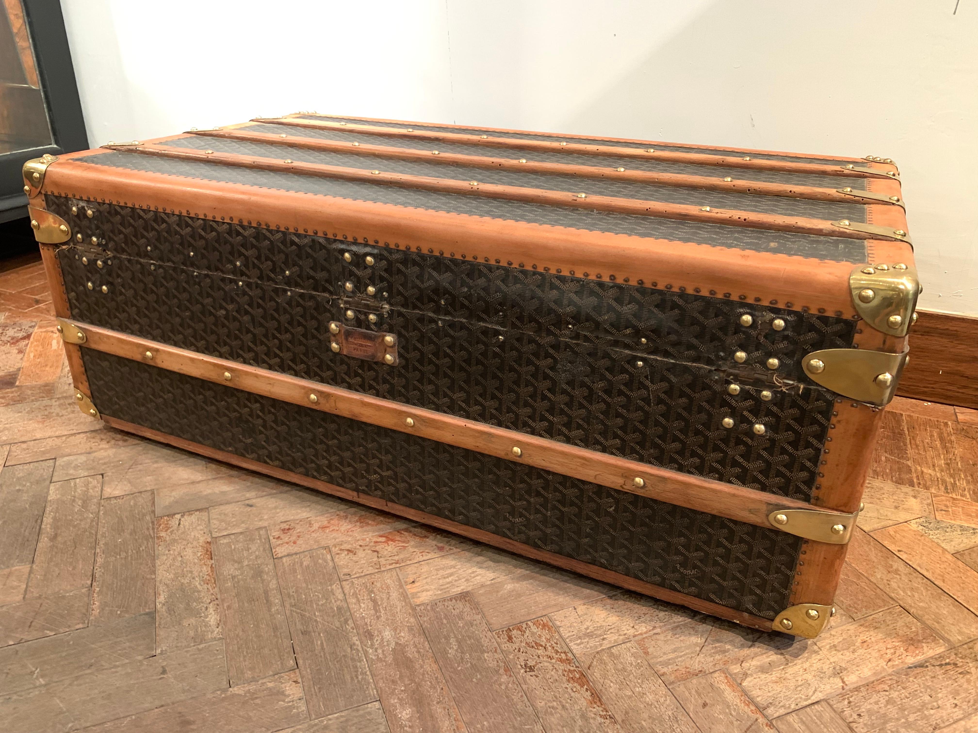 Goyard Cabin Trunk, circa 1930 6