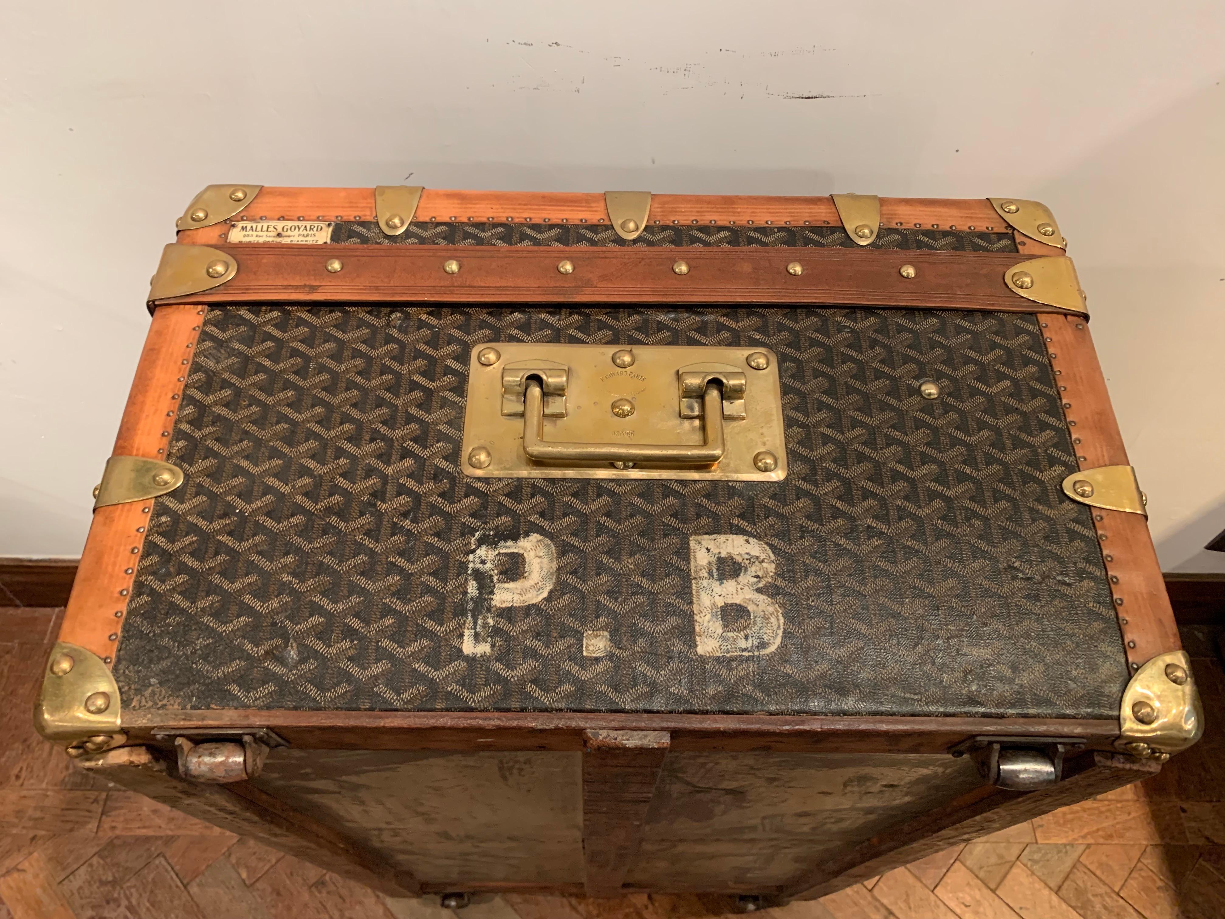 Goyard Cabin Trunk, circa 1930 9