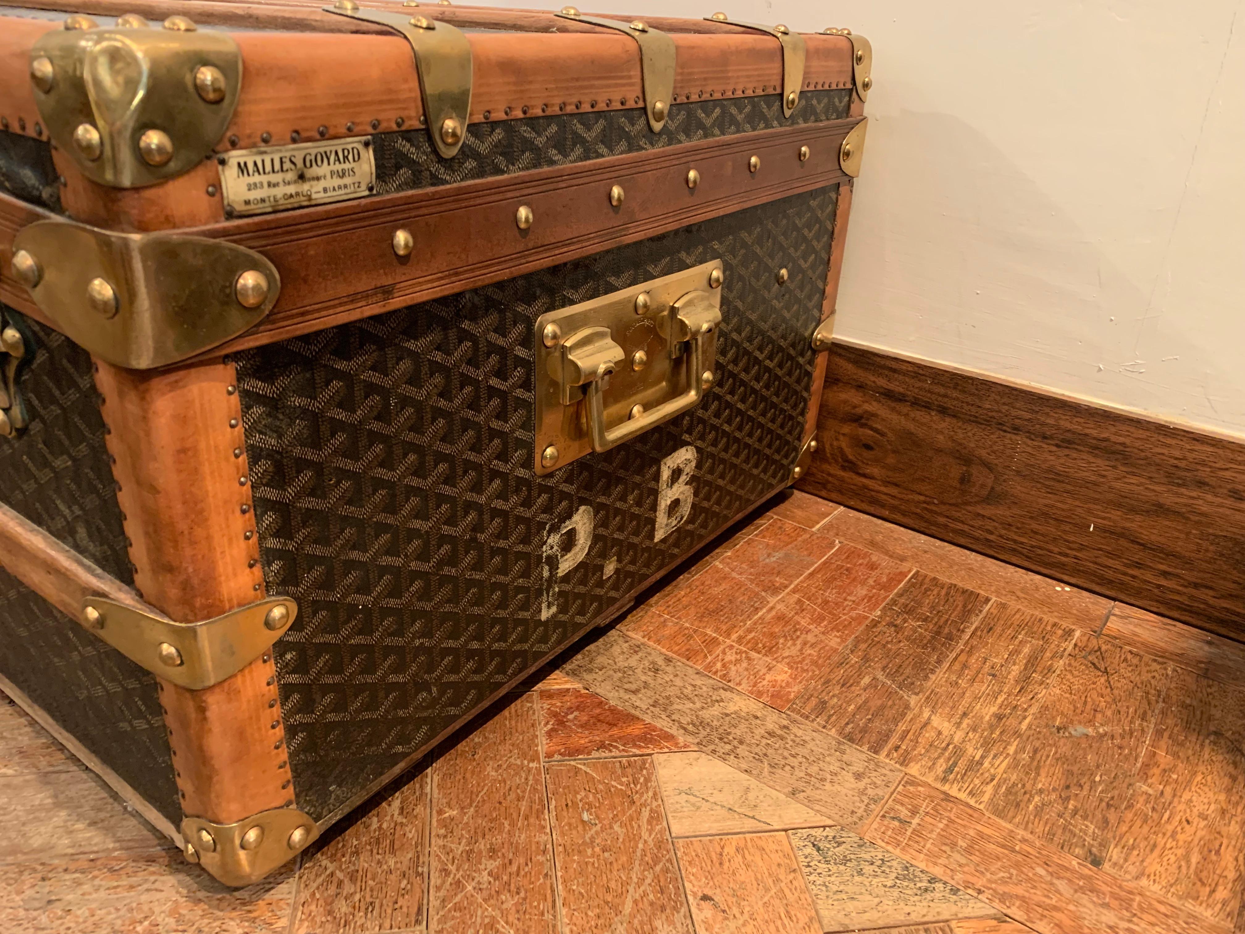 Other Goyard Cabin Trunk, circa 1930