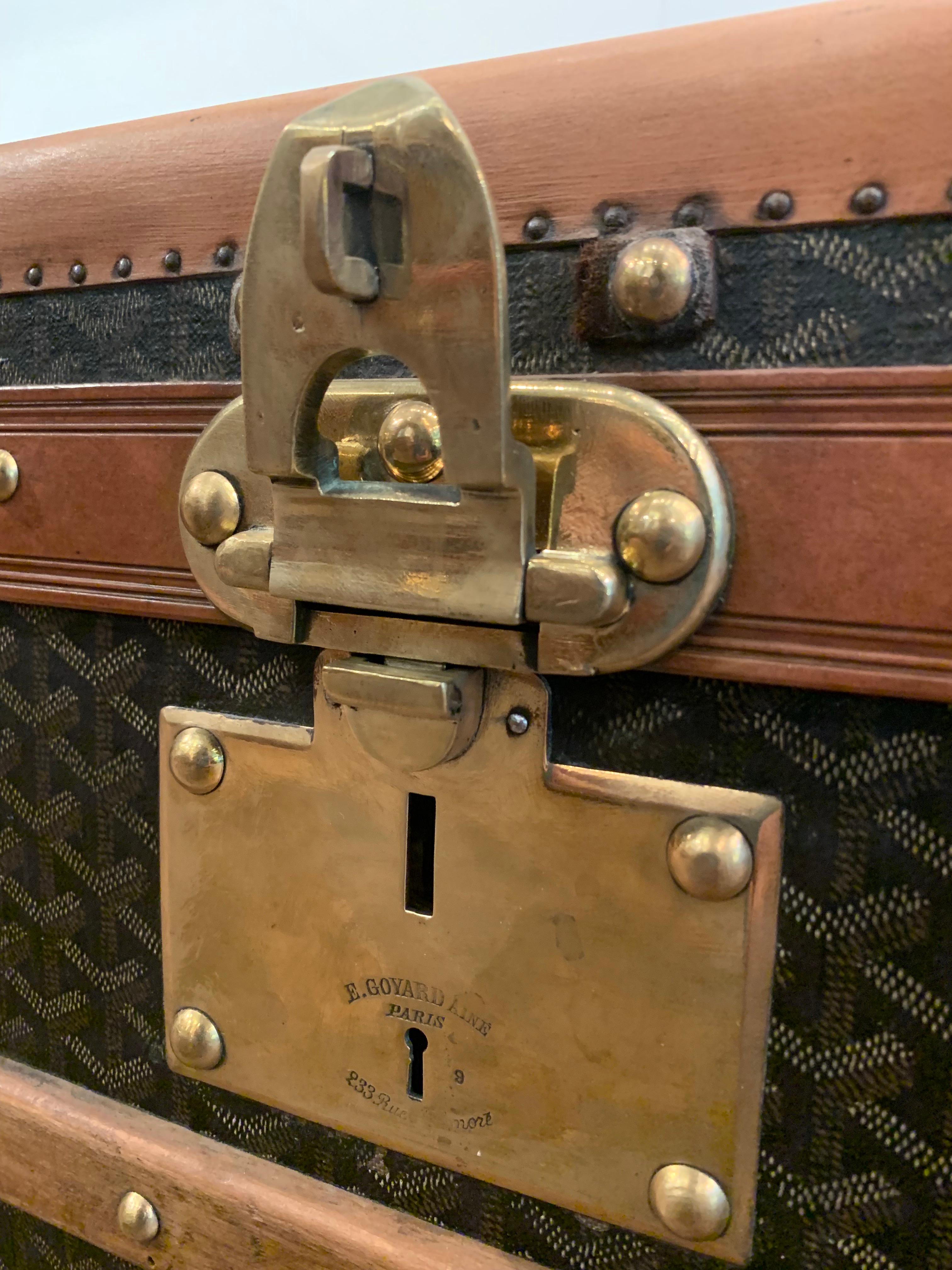 Goyard Cabin Trunk, circa 1930 1