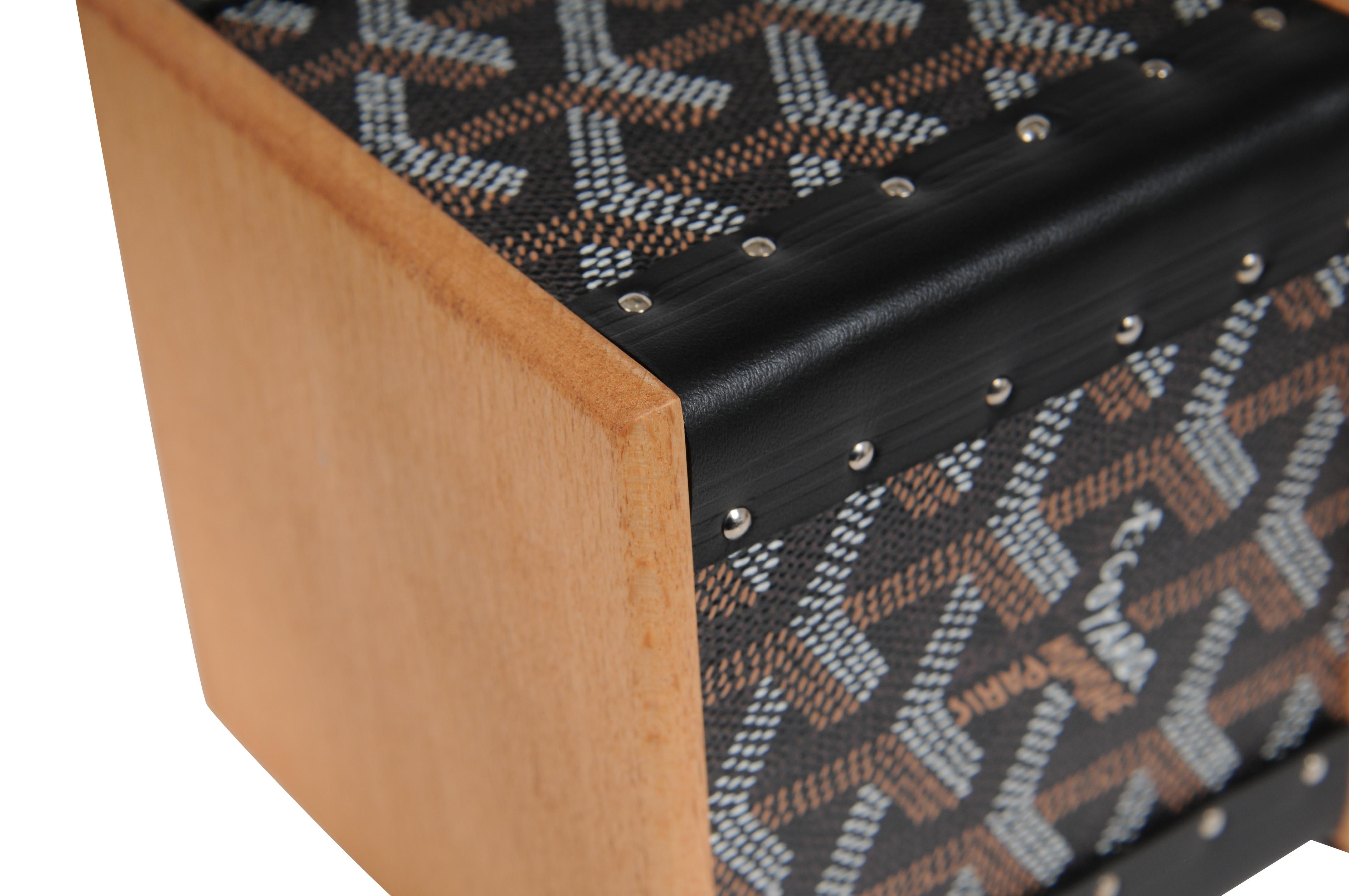 Goyard Portacandele Nero Marrone Casa Decor Scrivania Matita Portavaso Display in vendita 6