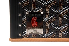 Goyard Candle Holder Black Brown House Desk Decor Pencil Pen Pot Display