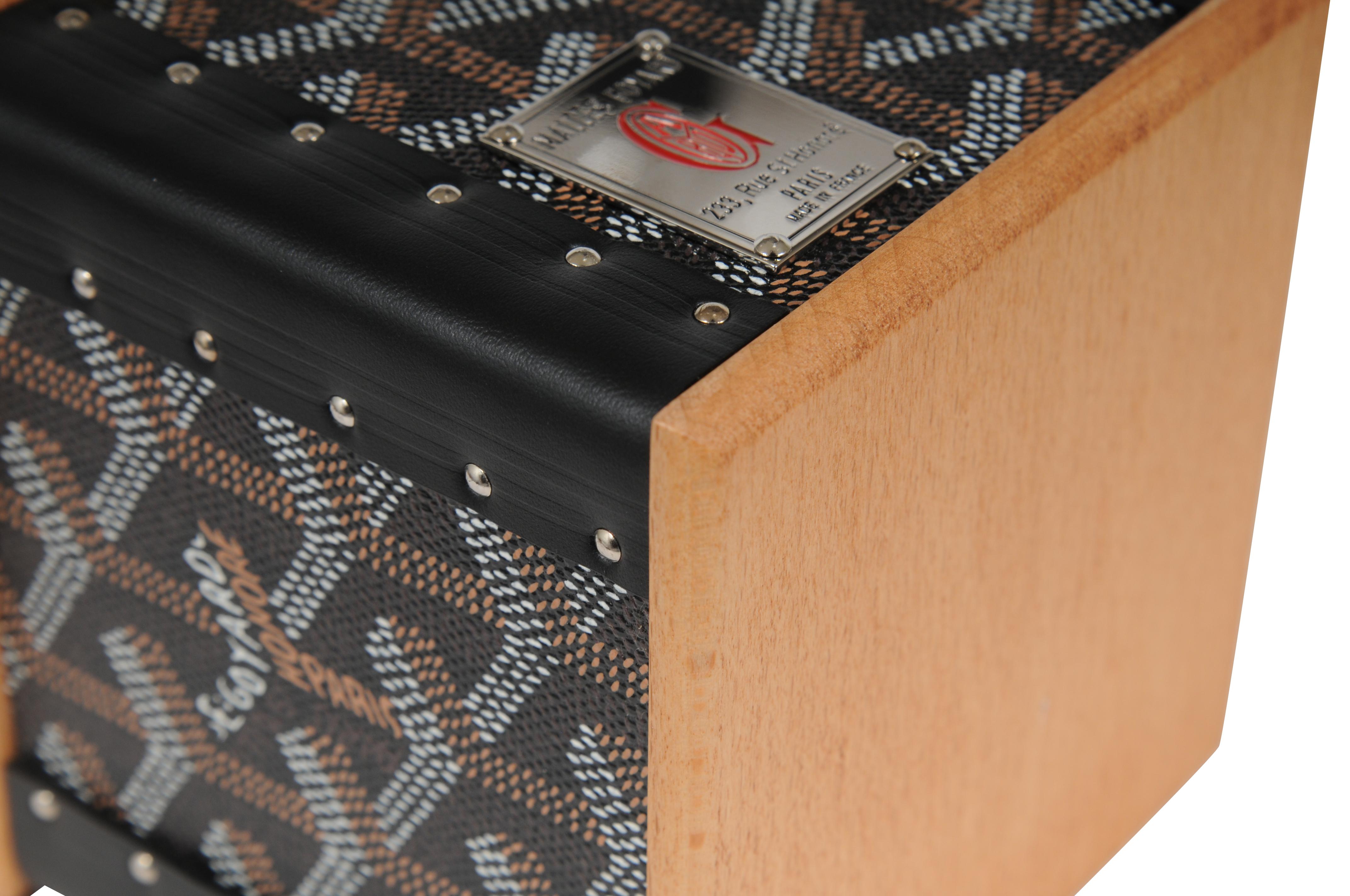 Goyard Portacandele Nero Marrone Casa Decor Scrivania Matita Portavaso Display in vendita 3